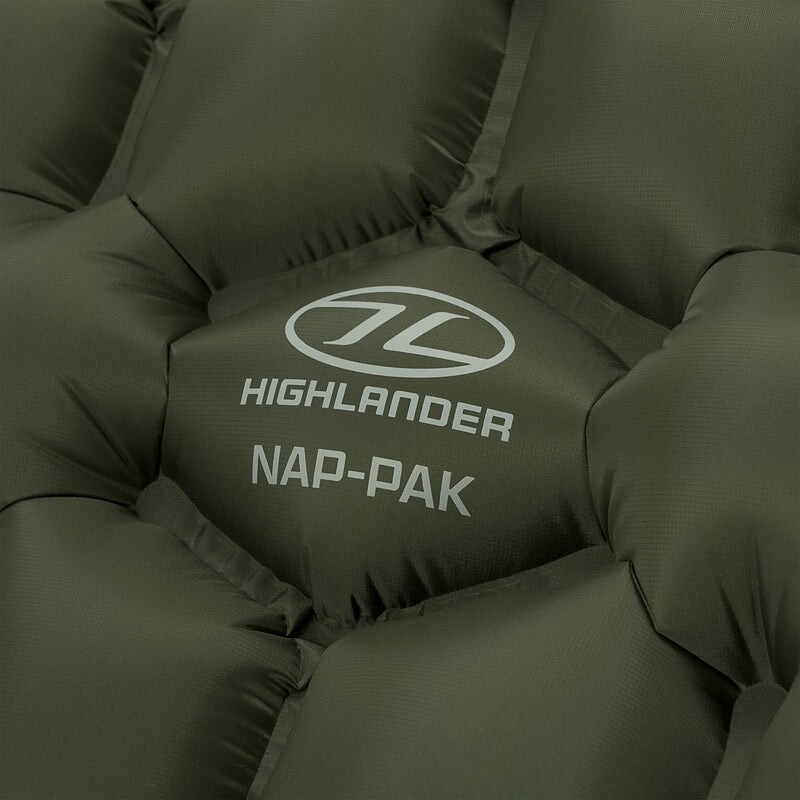 Saltea pentru o persoană Highlander Outdoor Nap-Pak - Olive
