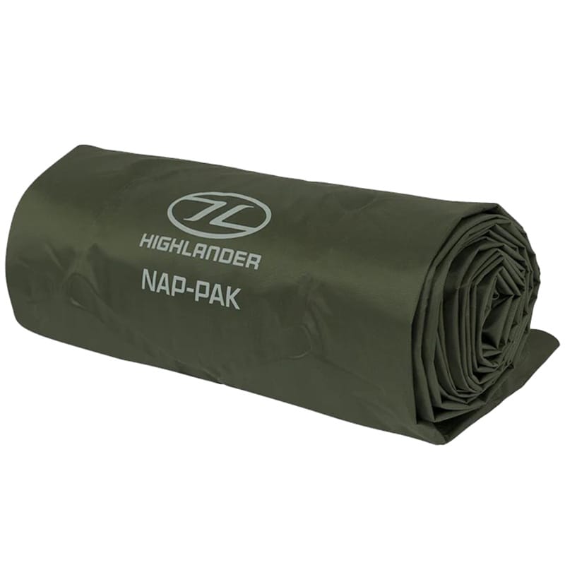 Saltea pentru o persoană Highlander Outdoor Nap-Pak - Olive