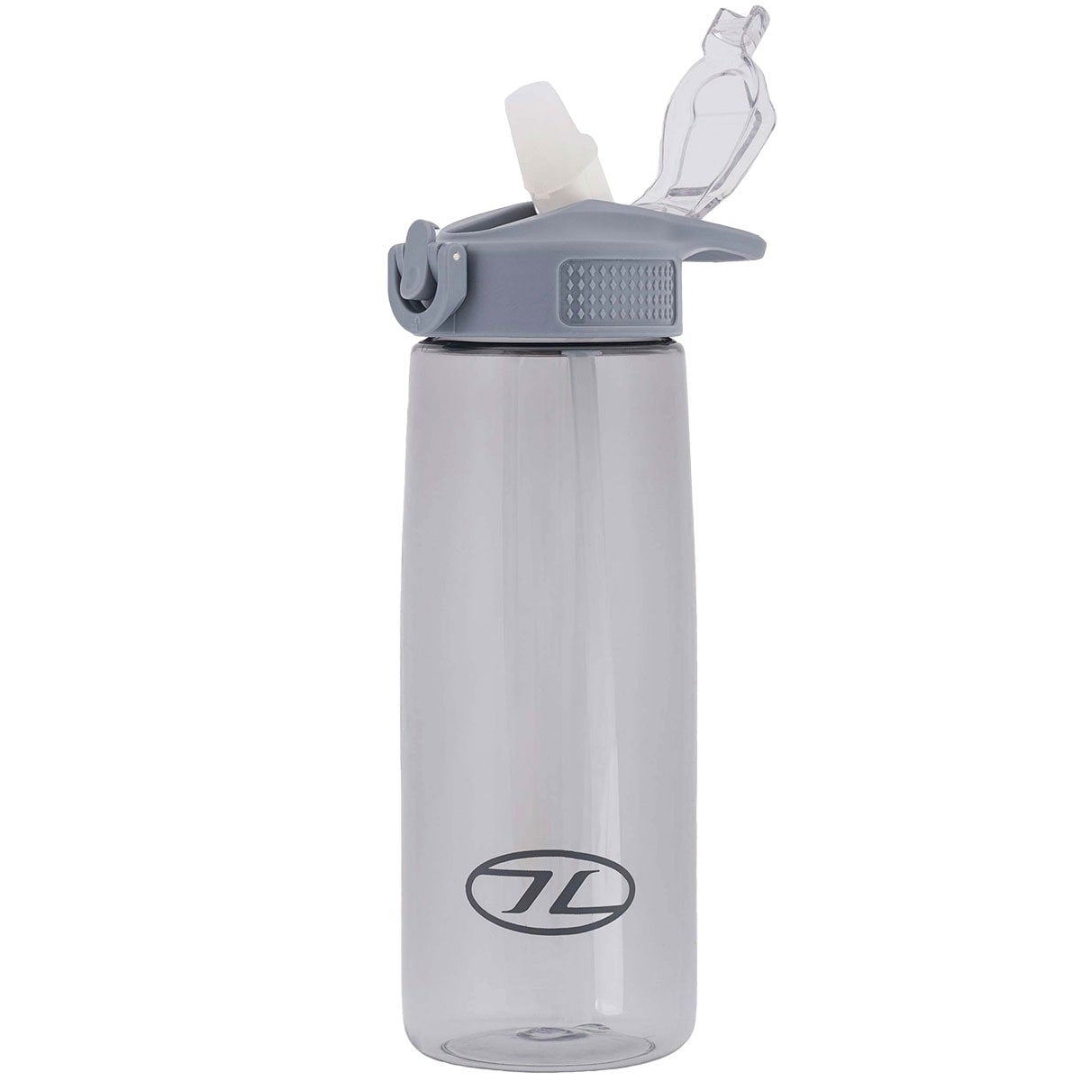 Sticlă Highlander Outdoor Tritan Straw 700 ml - Charcoal