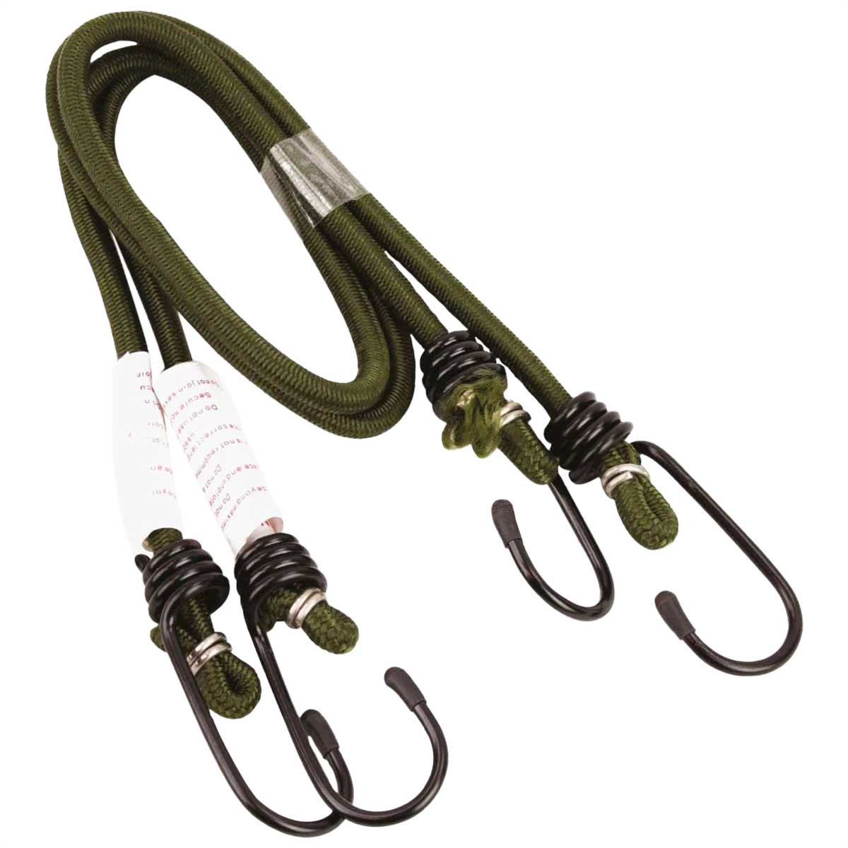 Frânghie bungee Highlander Outdoor 6 mm x 60 cm 2 buc. - Olive