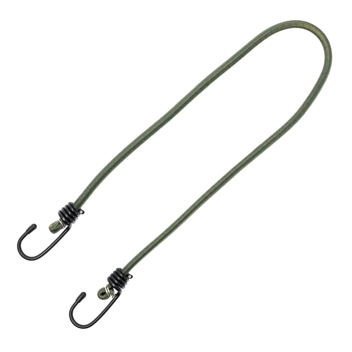 Frânghie bungee Highlander Outdoor 8 mm x 75 cm 12 buc. - Olive