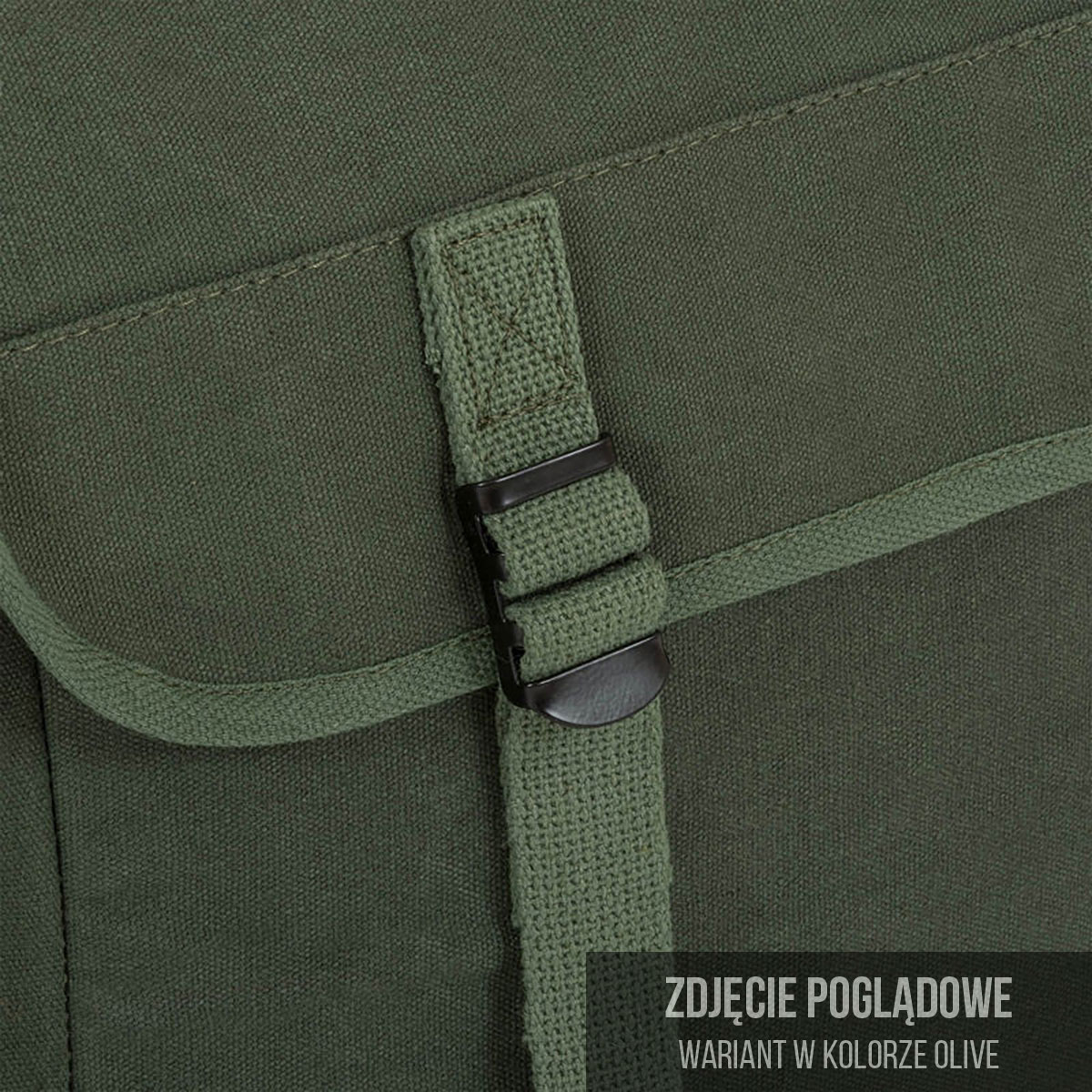 Geantă Highlander Outdoor Canvas Heavy Duty Haversack 18 l - Black