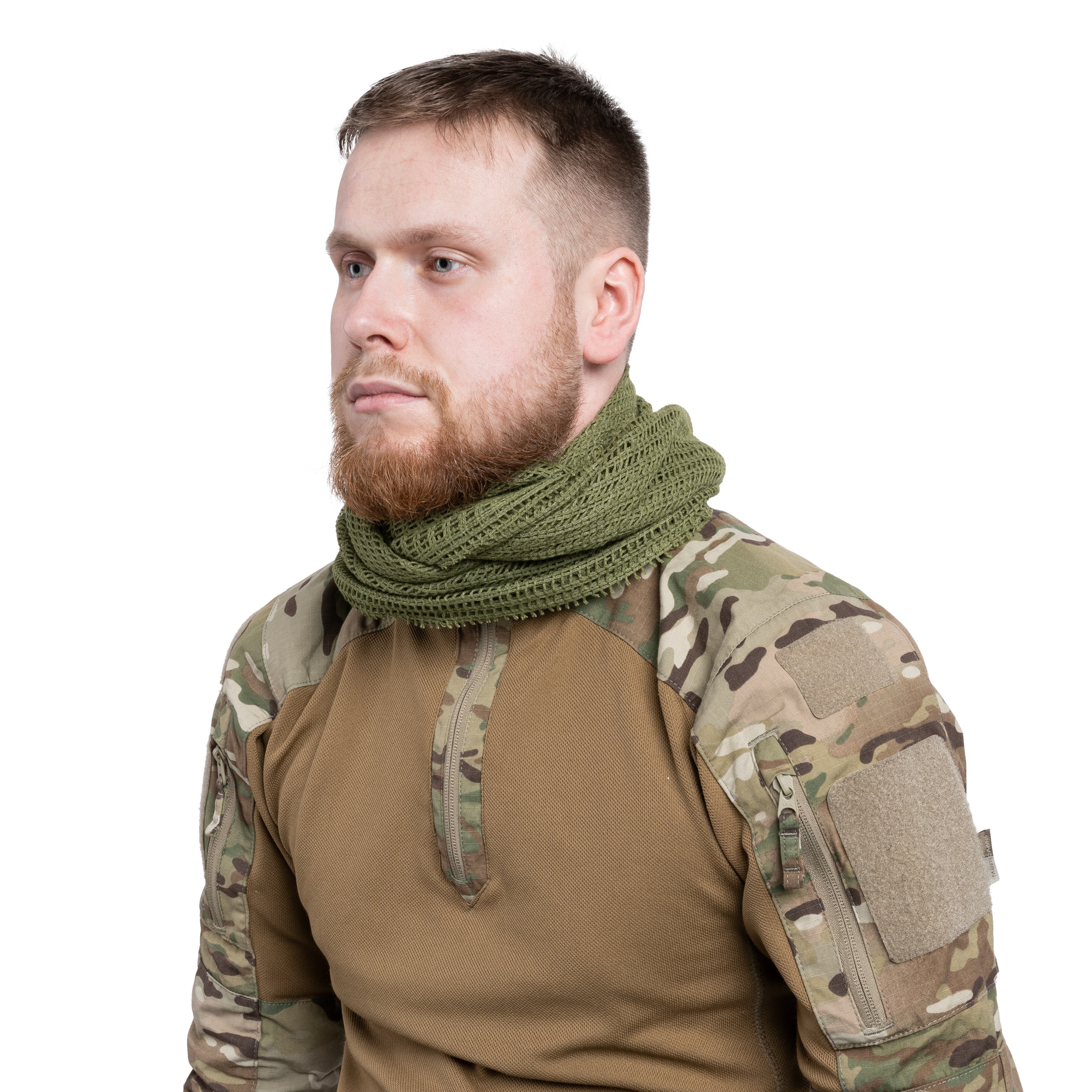Eșarfă de lunetist Highlander Forces Scrim Net Scarf - Olive