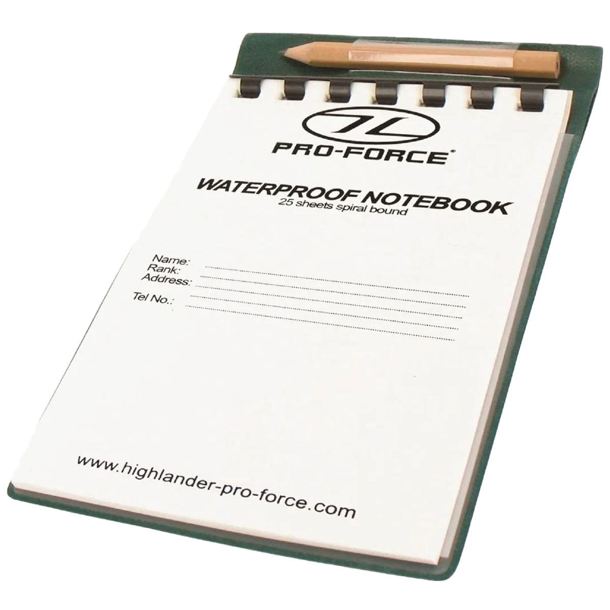 Carnet impermeabil Highlander Forces 150 x 105 mm