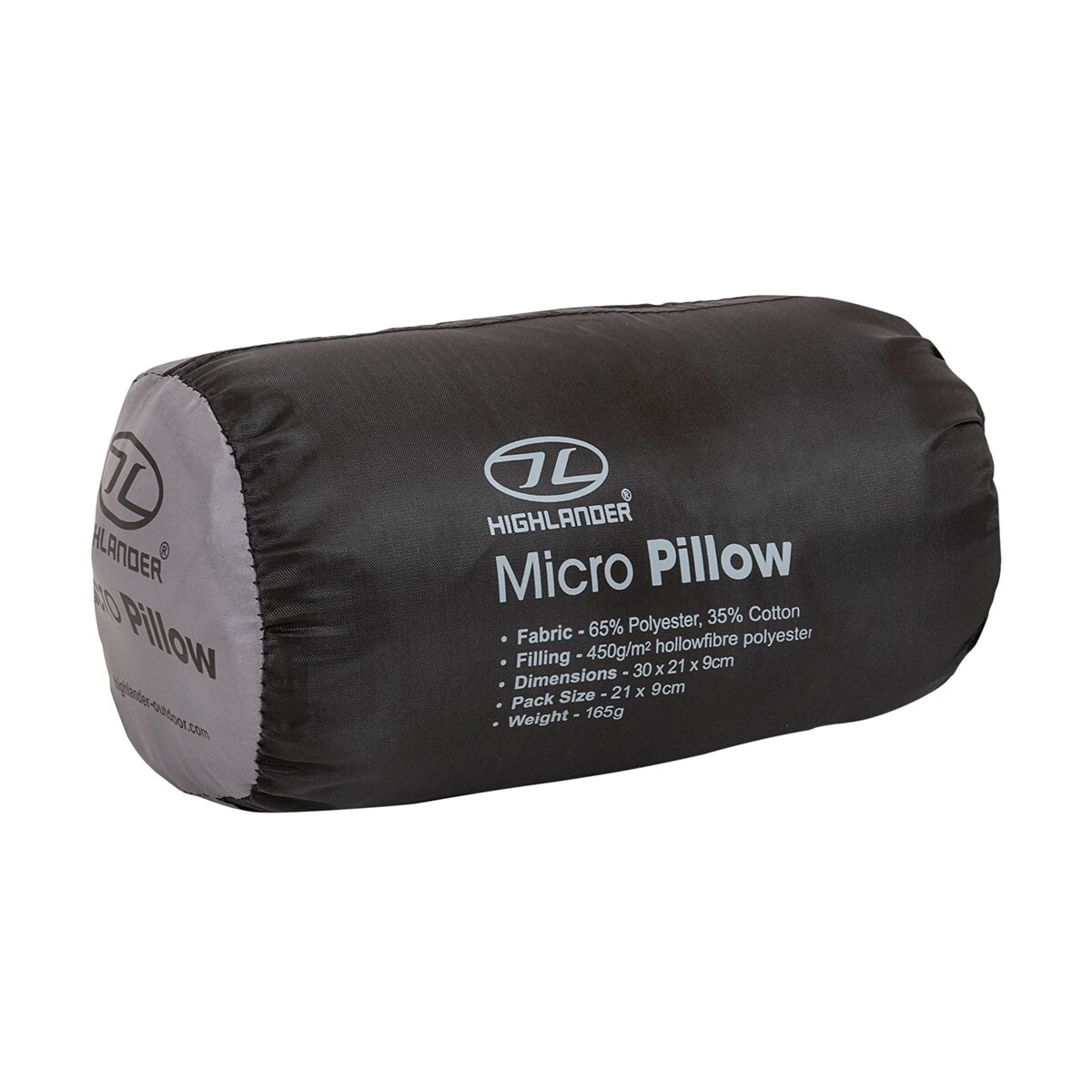 Pernă Highlander Outdoor Micro Pillow - Grey