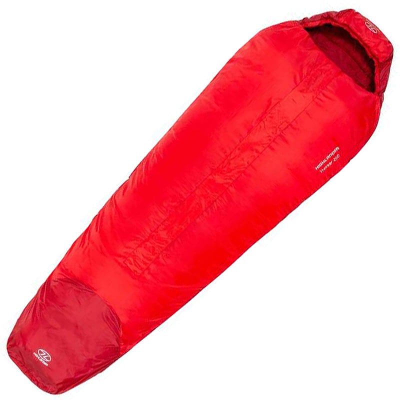 Sac de dormit Highlander Outdoor Trekker Mummy 250 - Red