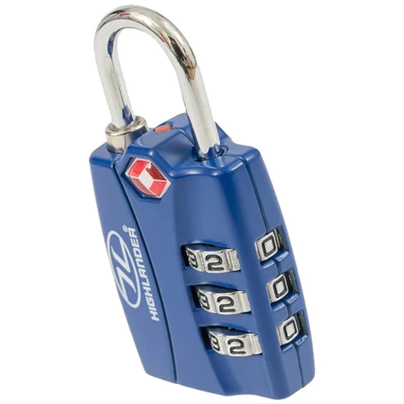 Lacăt Highlander Outdoor TSA Alert - Blue
