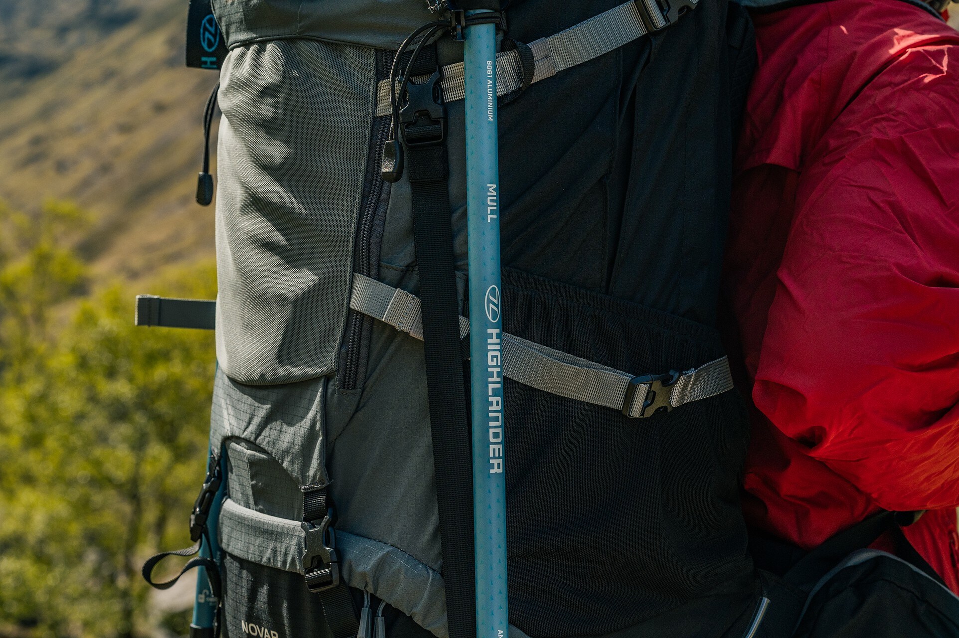 Bețe de trekking Highlander Outdoor Mull - Blue