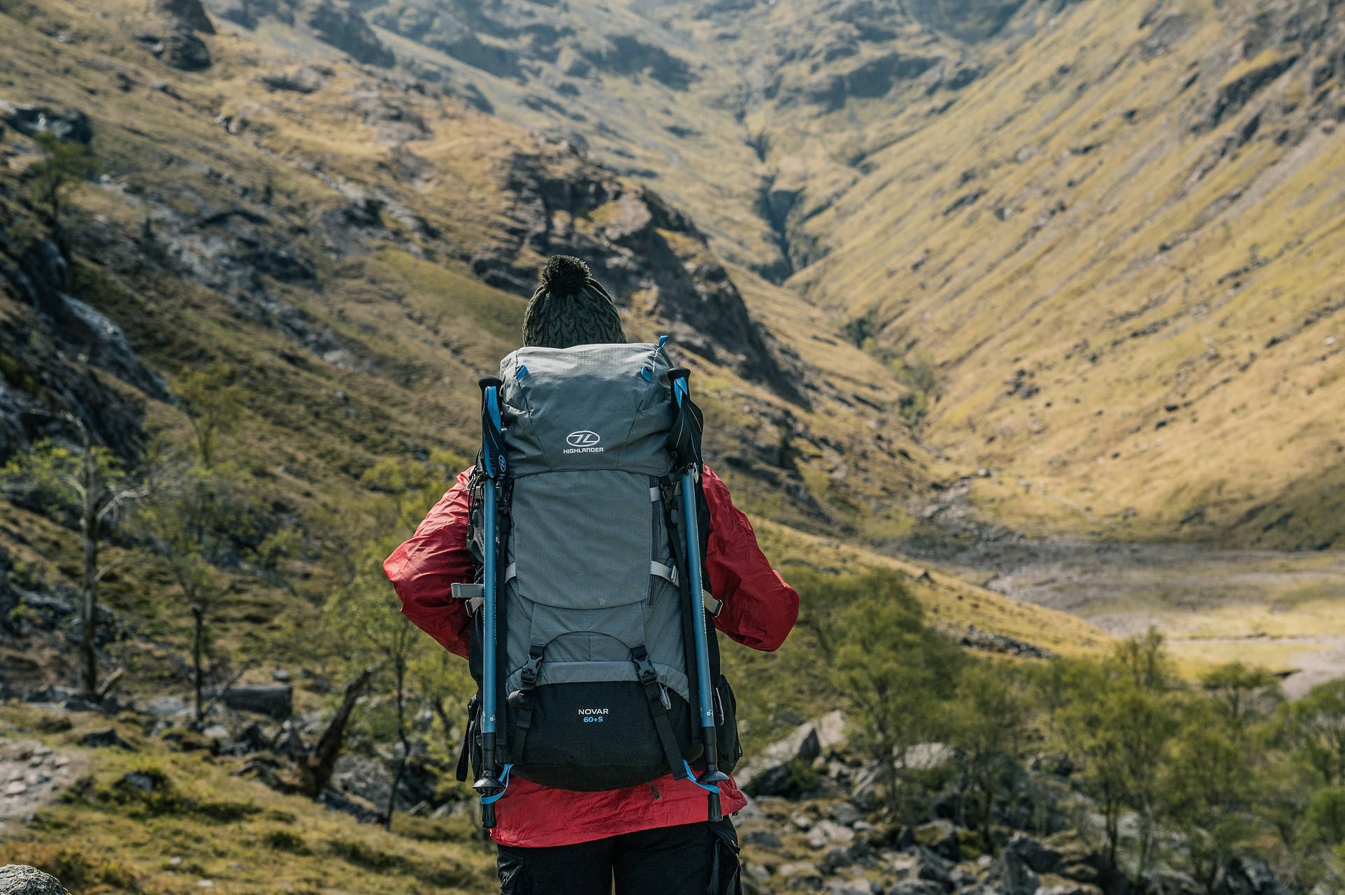 Bețe de trekking Highlander Outdoor Mull - Blue