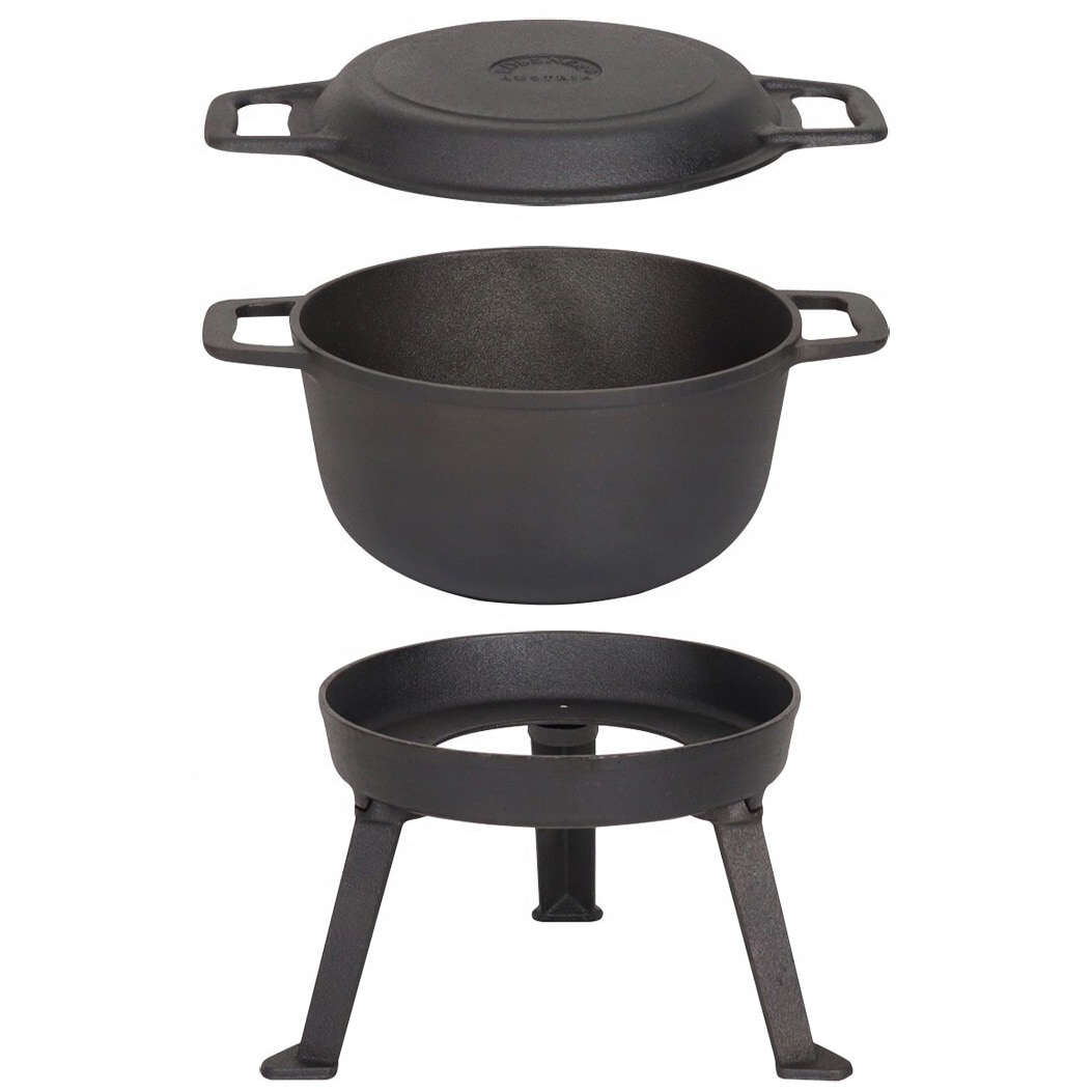 Ceaun din fontă Rossner 3în1 5 l