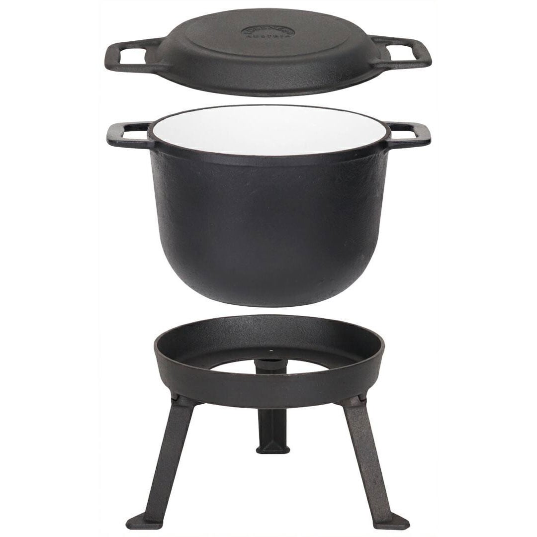 Ceaun emailat din fontă Rossner 3în1 8 l