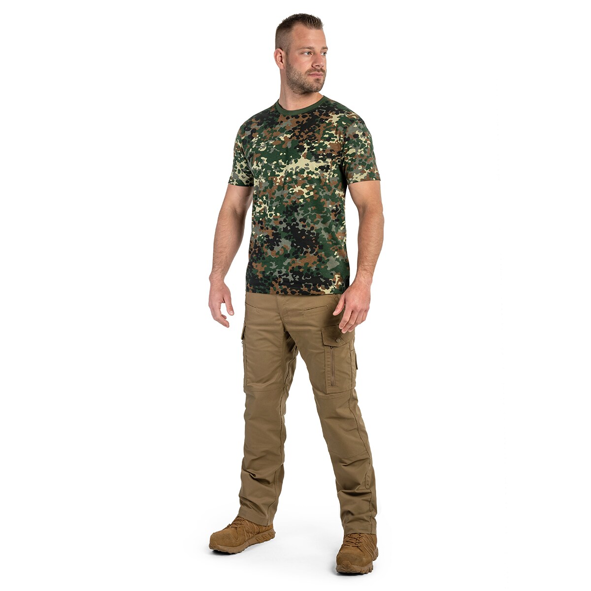 Tricou Brandit - Flecktarn