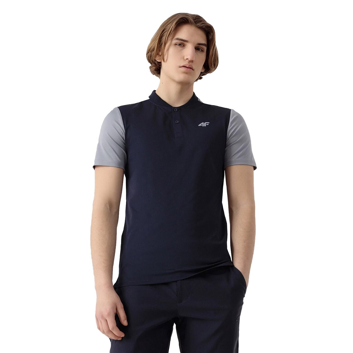 Tricou polo 4F TSMF083 - Bleumarin
