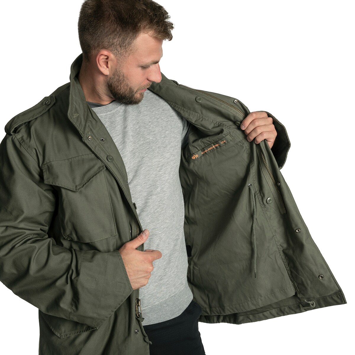 Geacă Alpha Industries M-65 - Olive Green