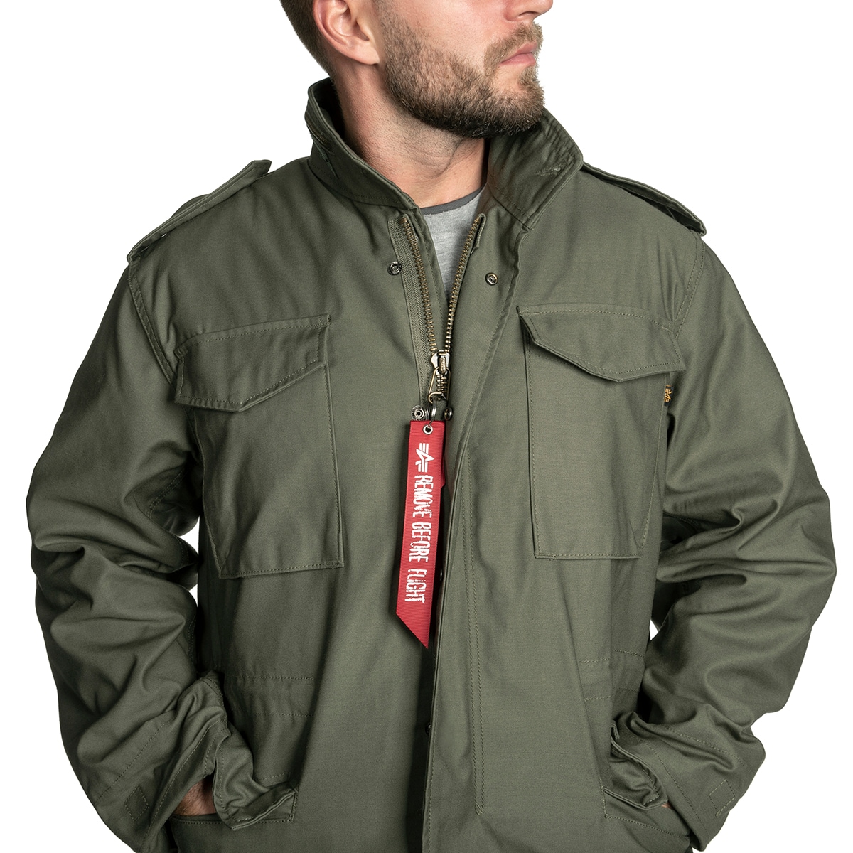 Geacă Alpha Industries M-65 - Olive Green