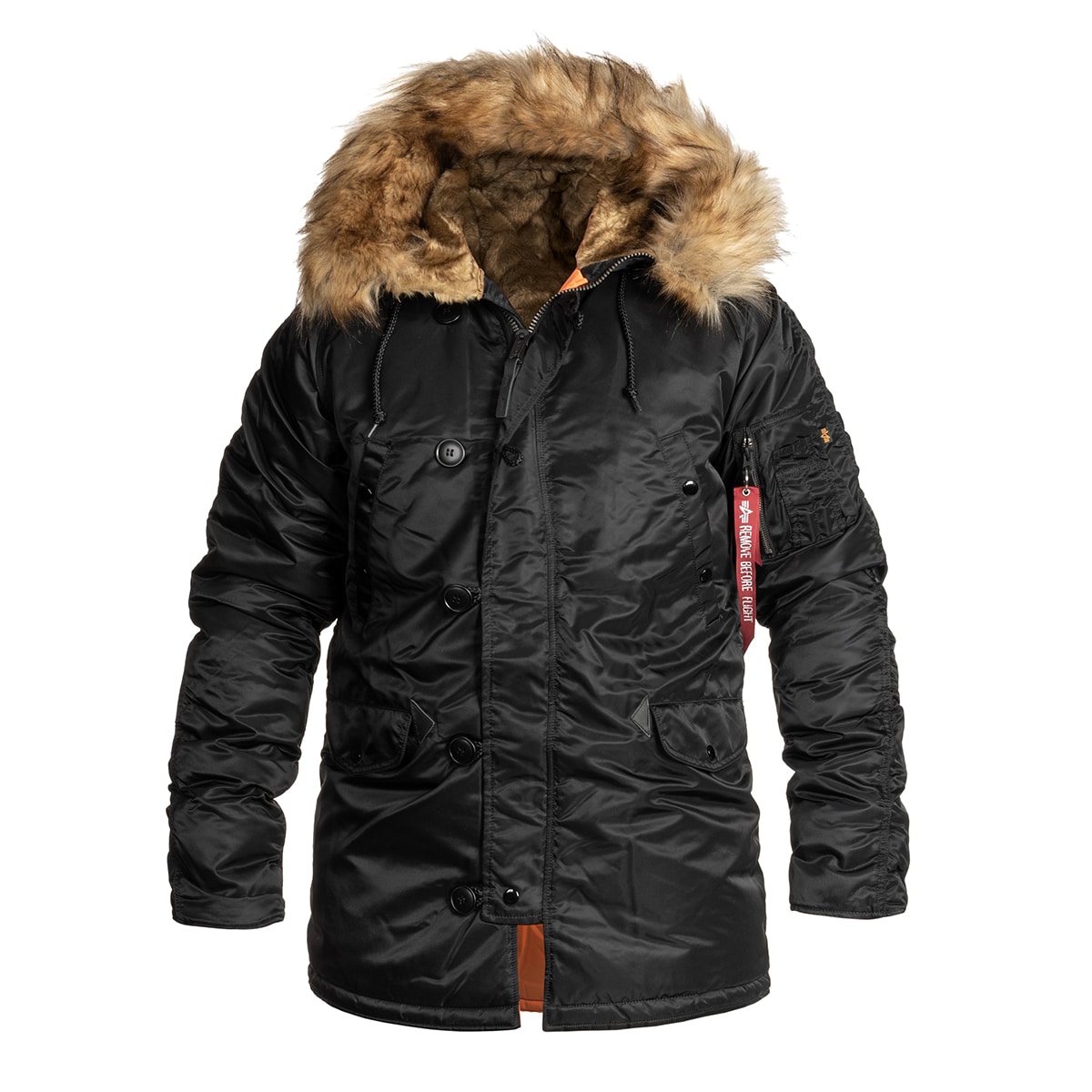 Geacă Alpha Industries N3B VF 59 Fitted - Black