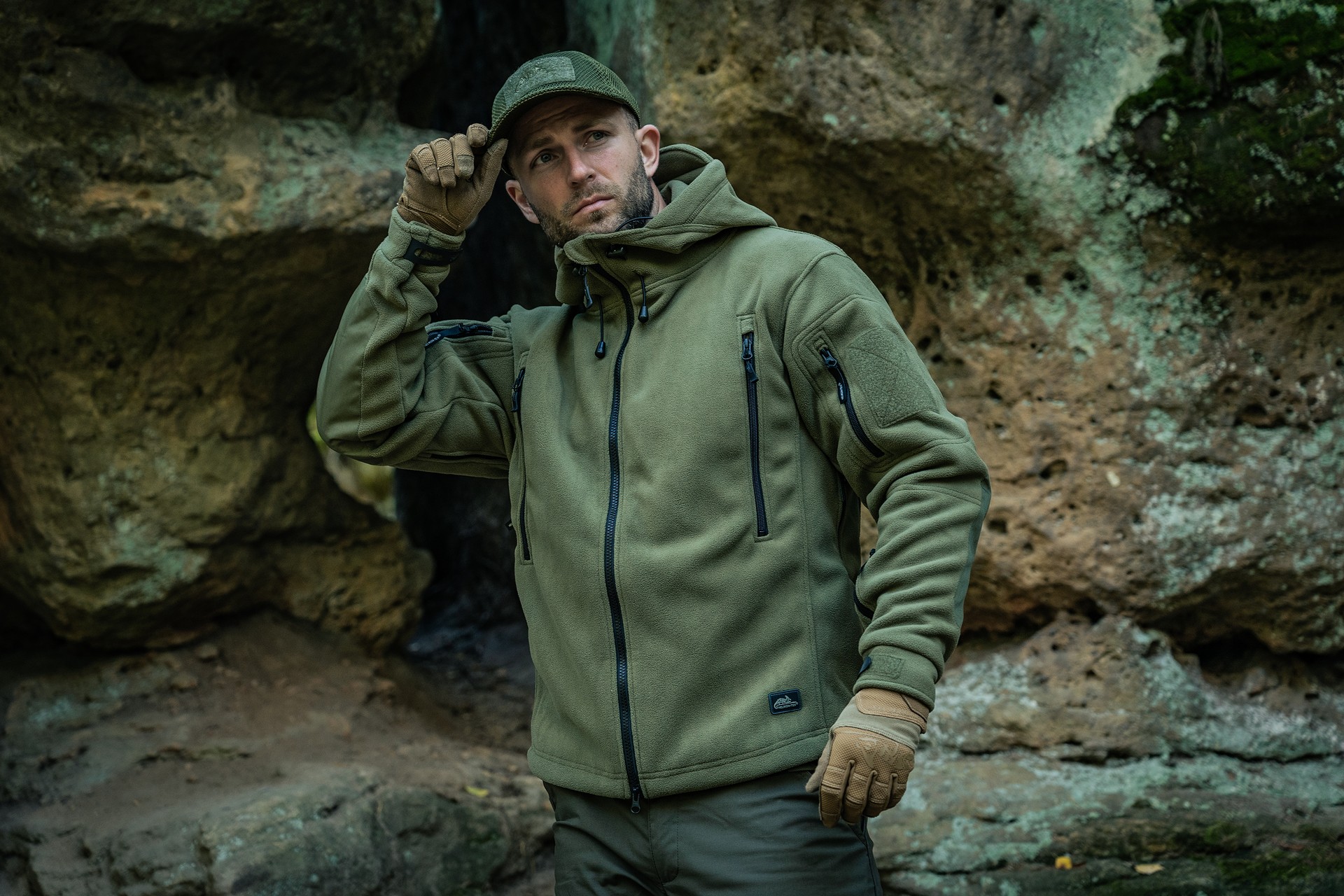 Jachetă polar Helikon-Tex Patriot - Olive Green