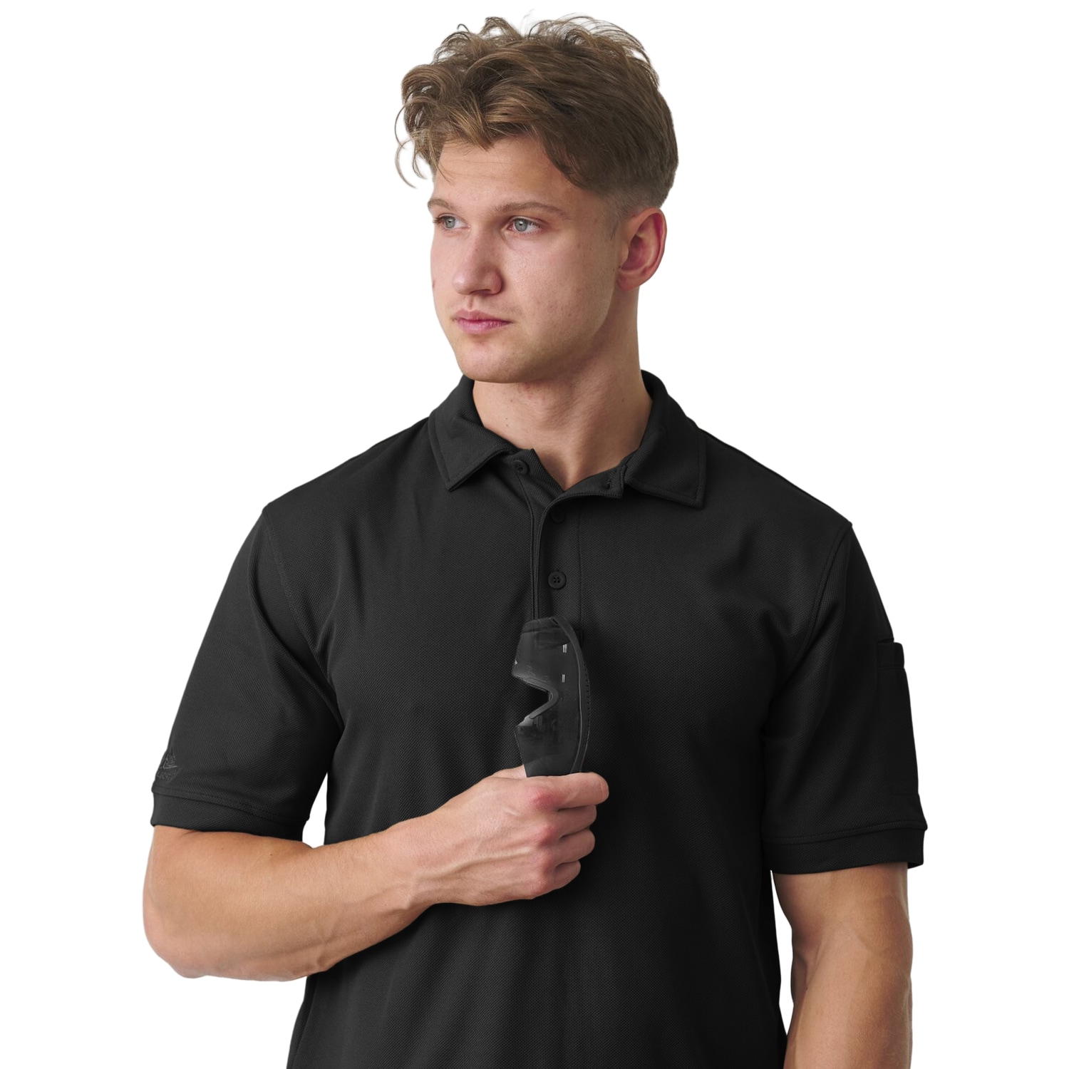 Tricou termoactiv Polo Helikon UTL TopCool - Black