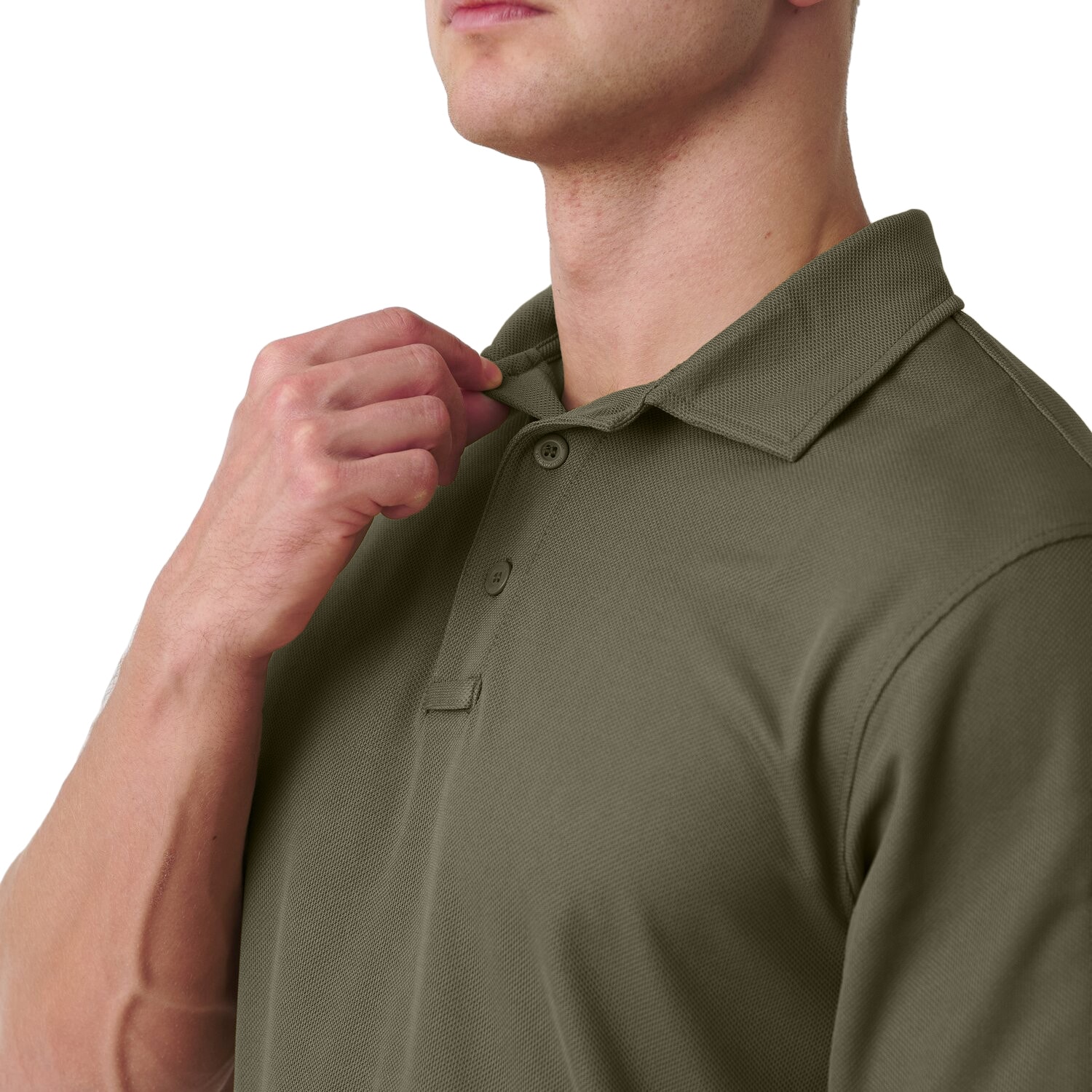 Tricou termoactiv Polo Helikon UTL TopCool - Olive Green