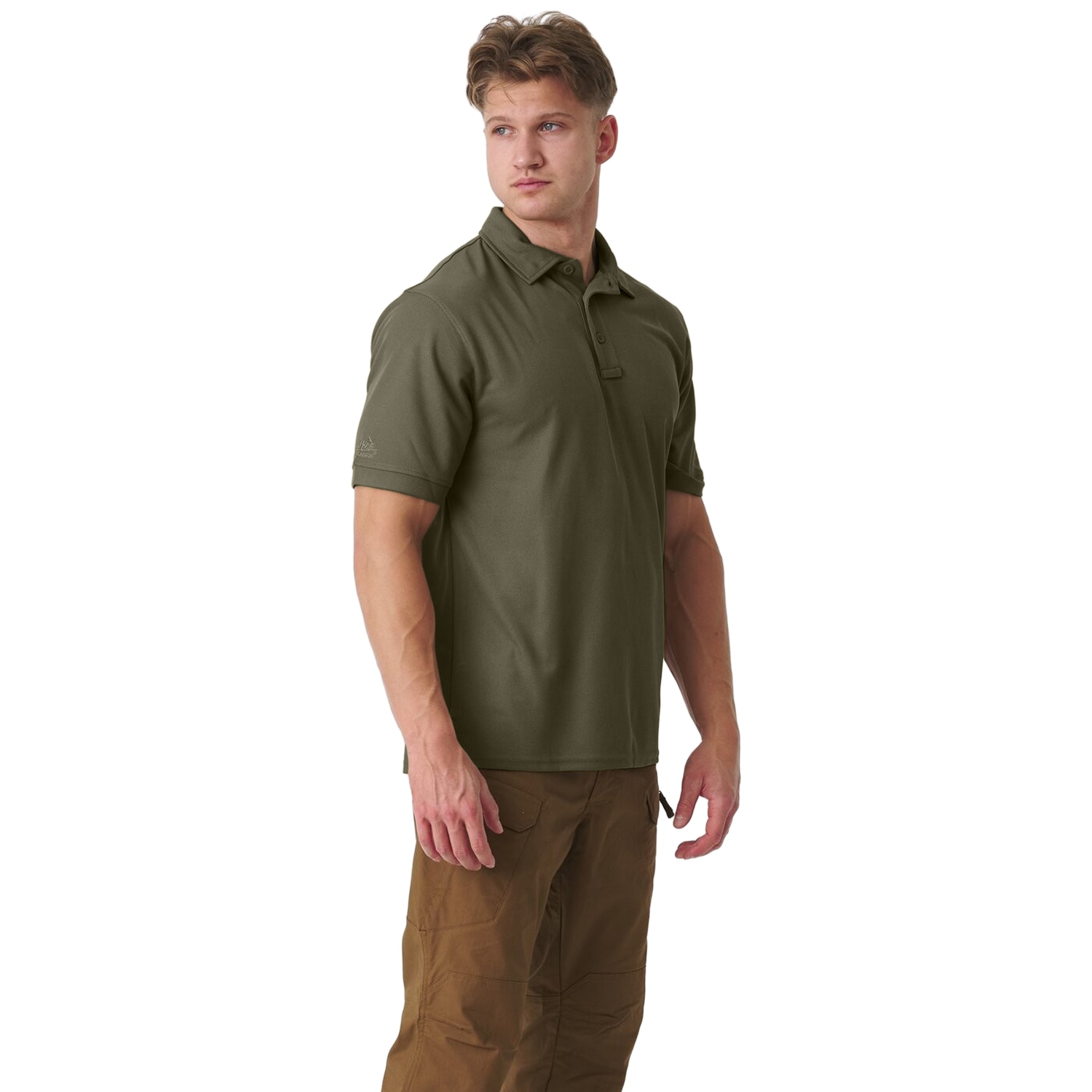 Tricou termoactiv Polo Helikon UTL TopCool - Olive Green