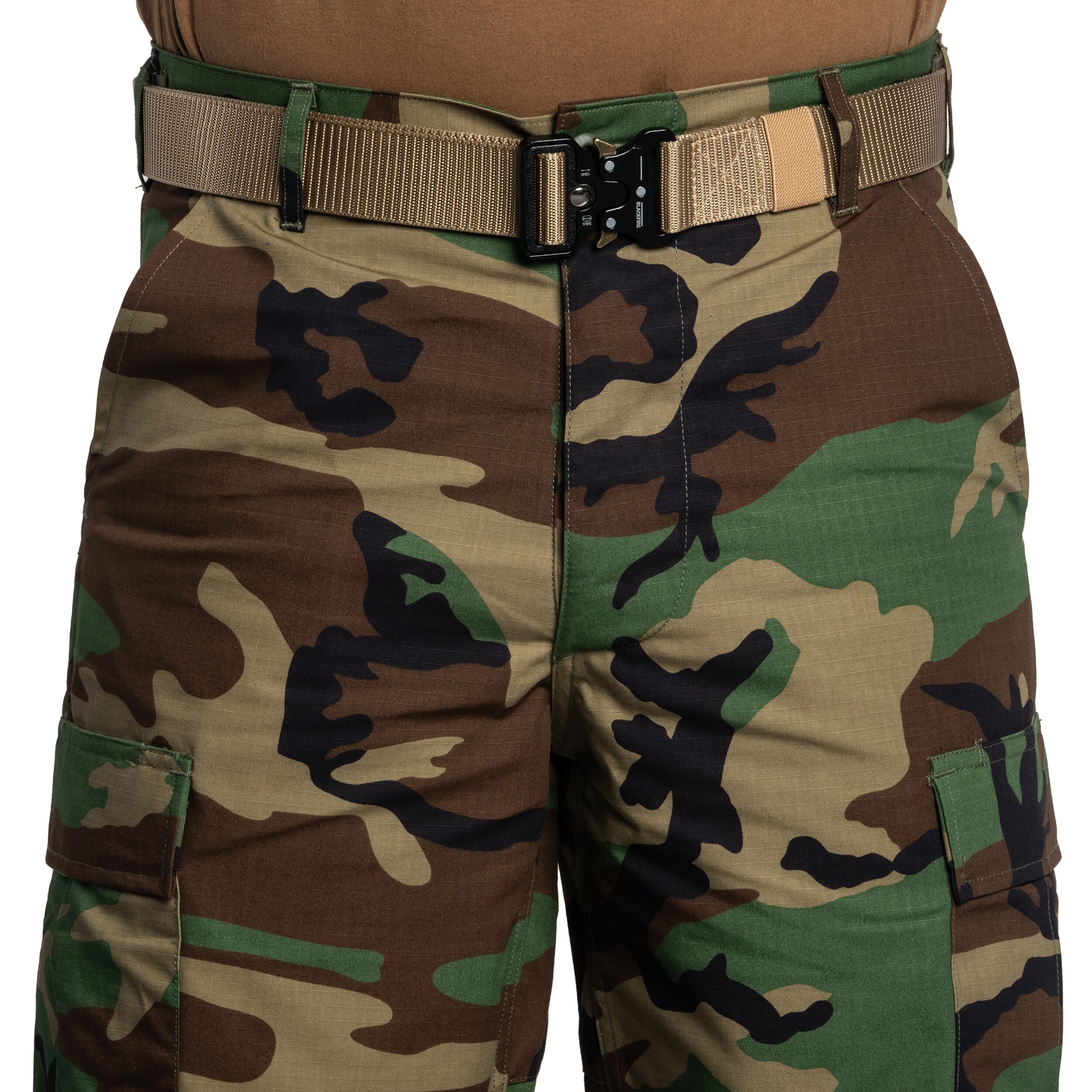 Pantaloni Helikon BDU PolyCotton  Rip-Stop - US Woodland