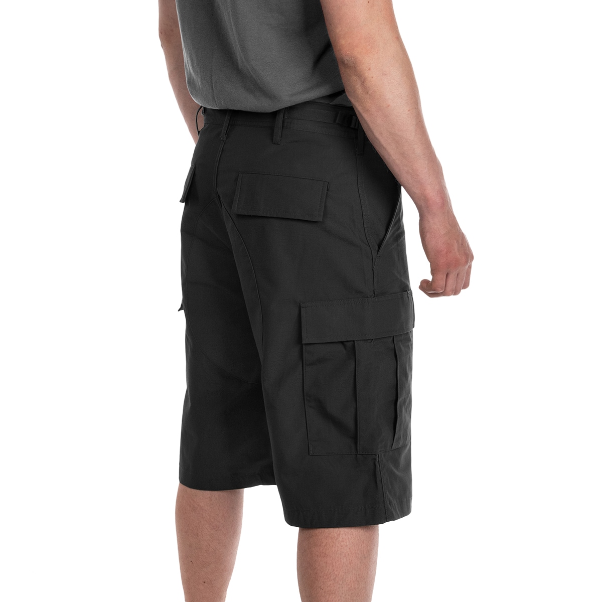 Pantaloni scurți Helikon BDU PoliCotton Ripstop - Black
