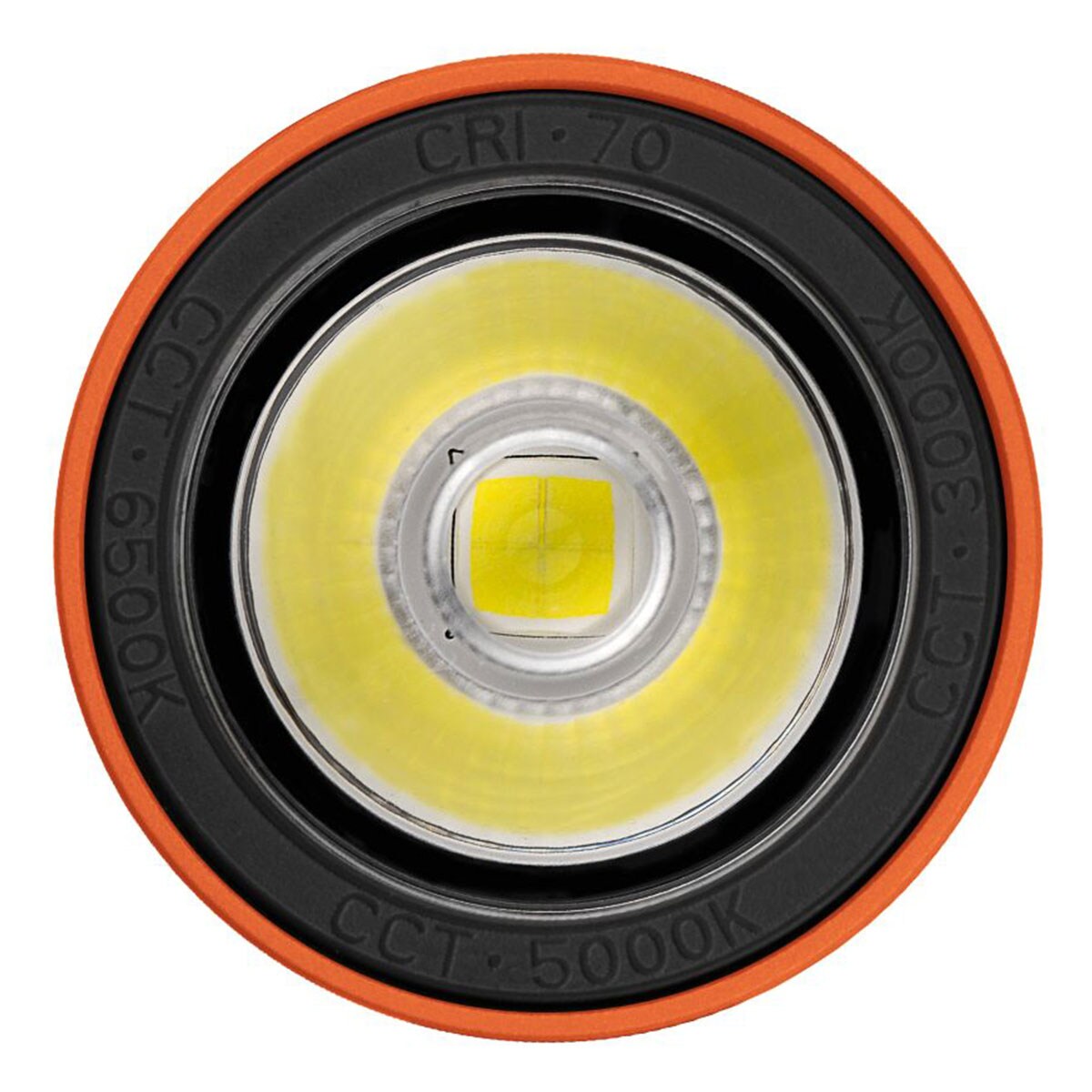 Lanternă reîncărcabilă Olight Baton 3 Pro Max Cool White Orange - 2500 lumeni