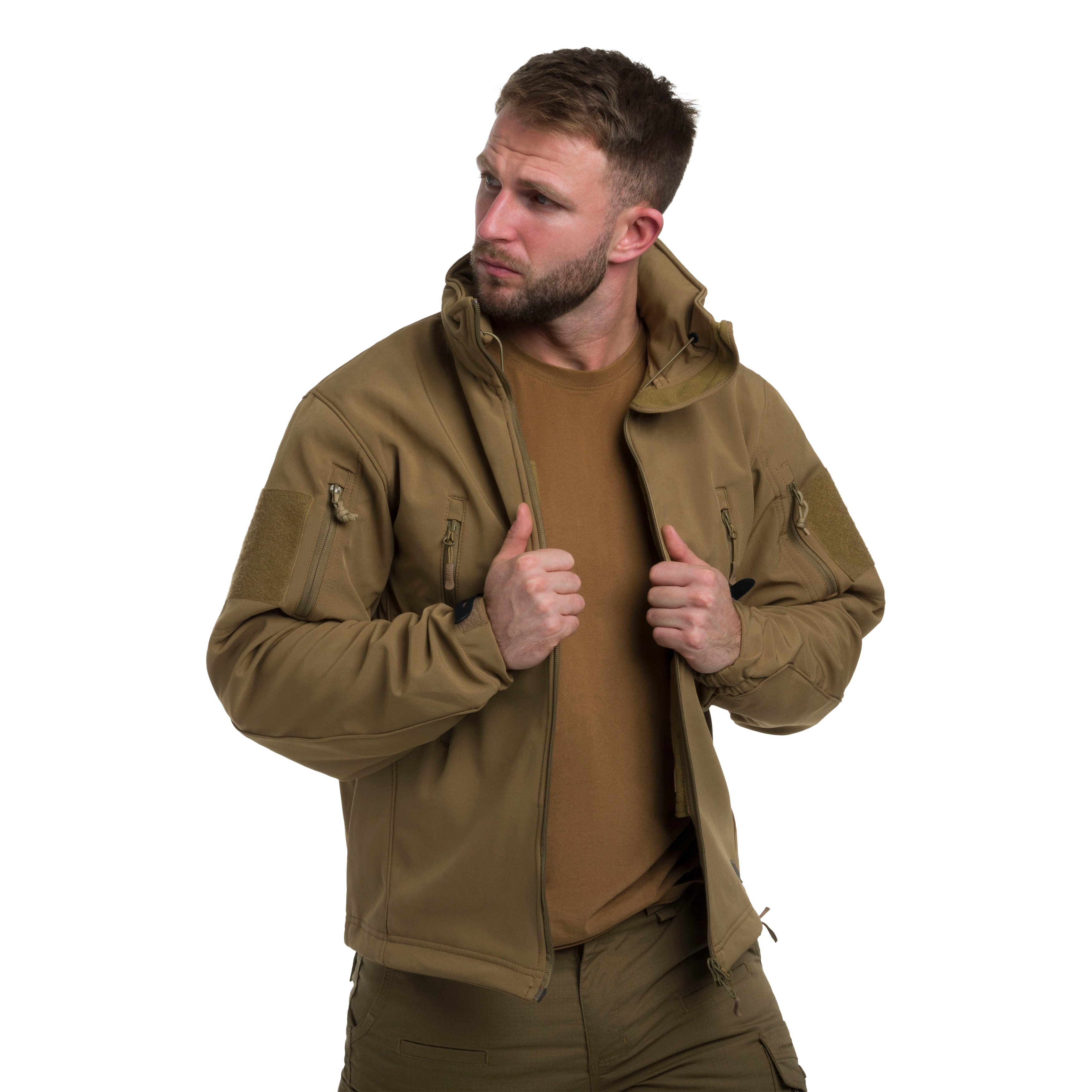 Geacă MFH Scorpion Softshell - Coyote