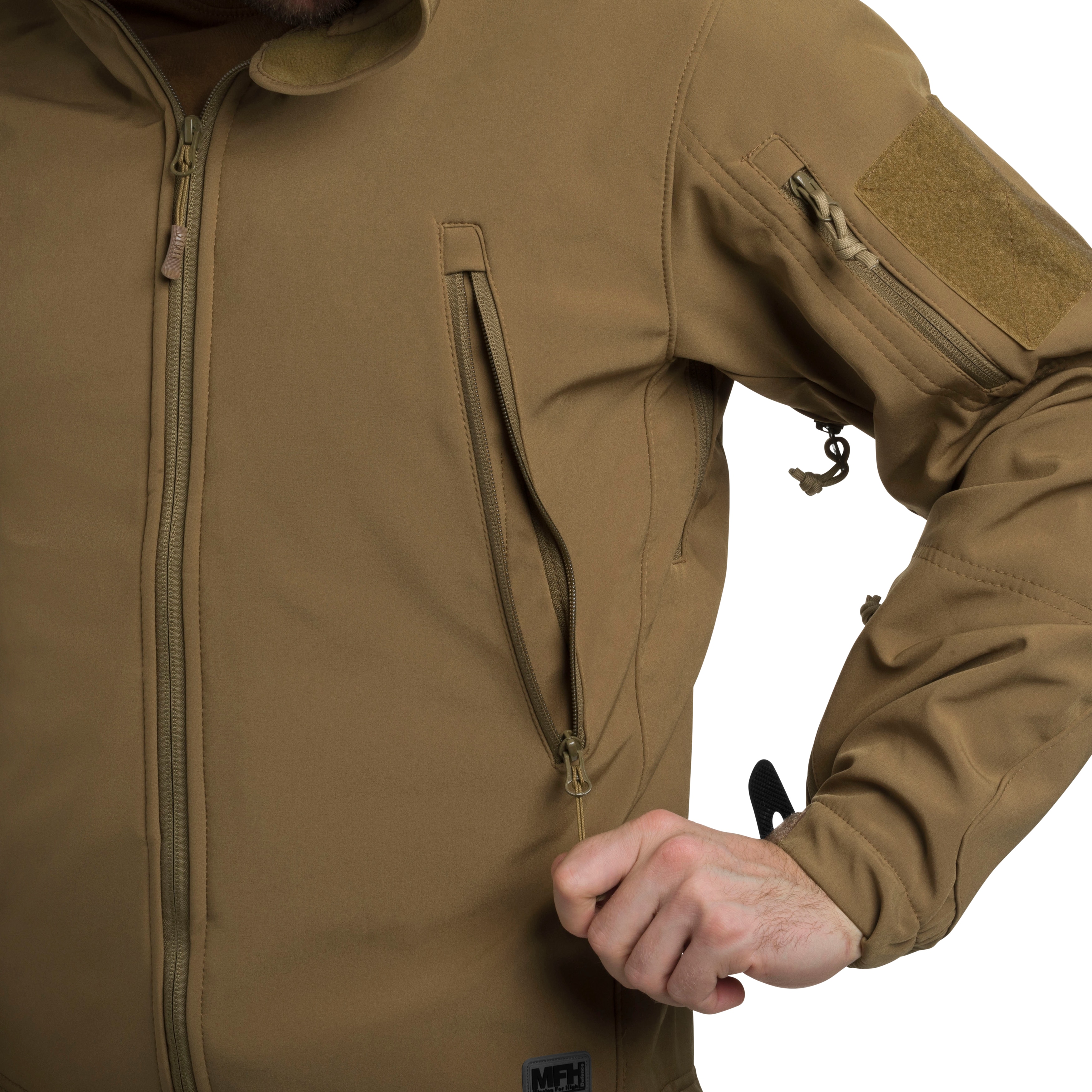 Geacă MFH Scorpion Softshell - Coyote