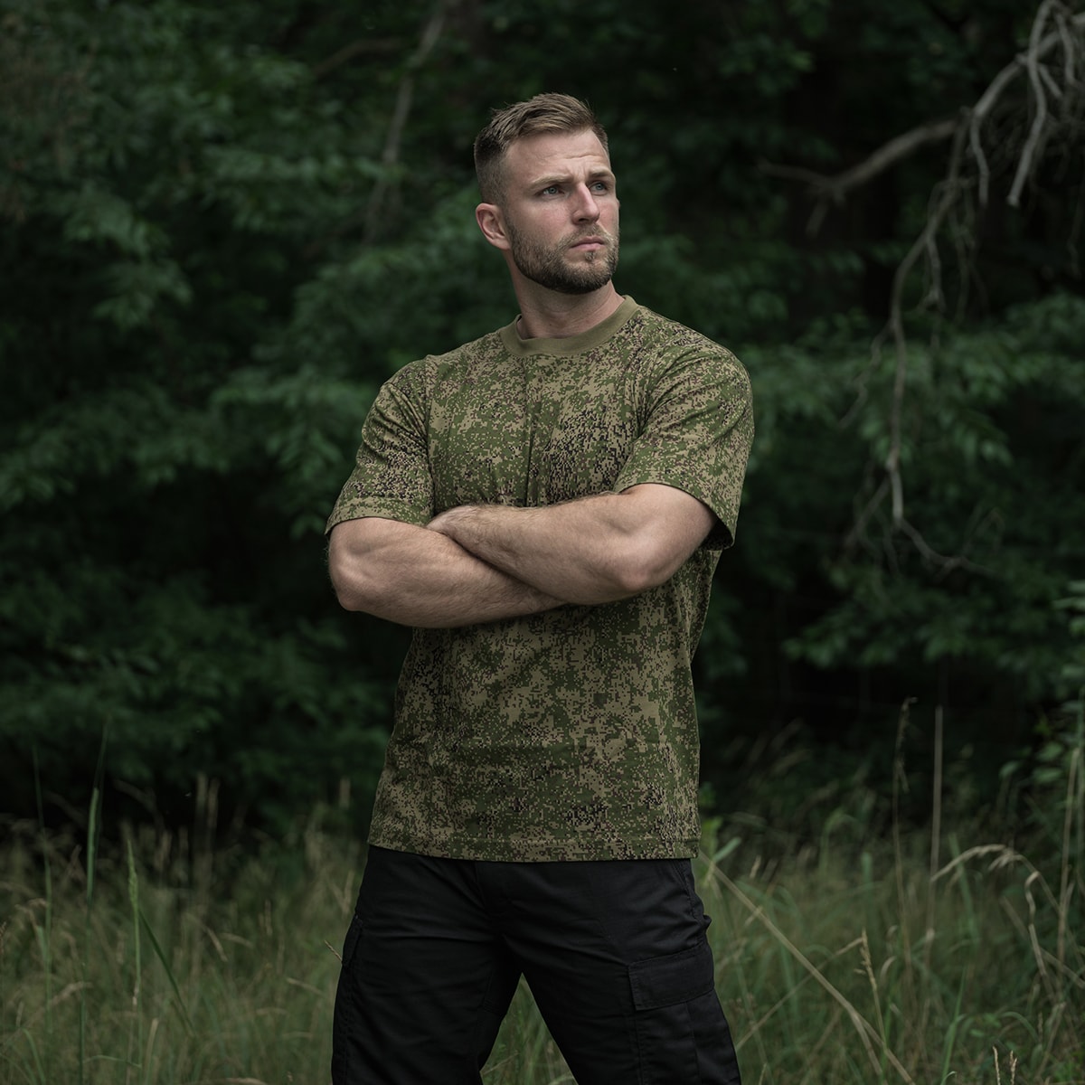 Tricou MFH - Digital Green