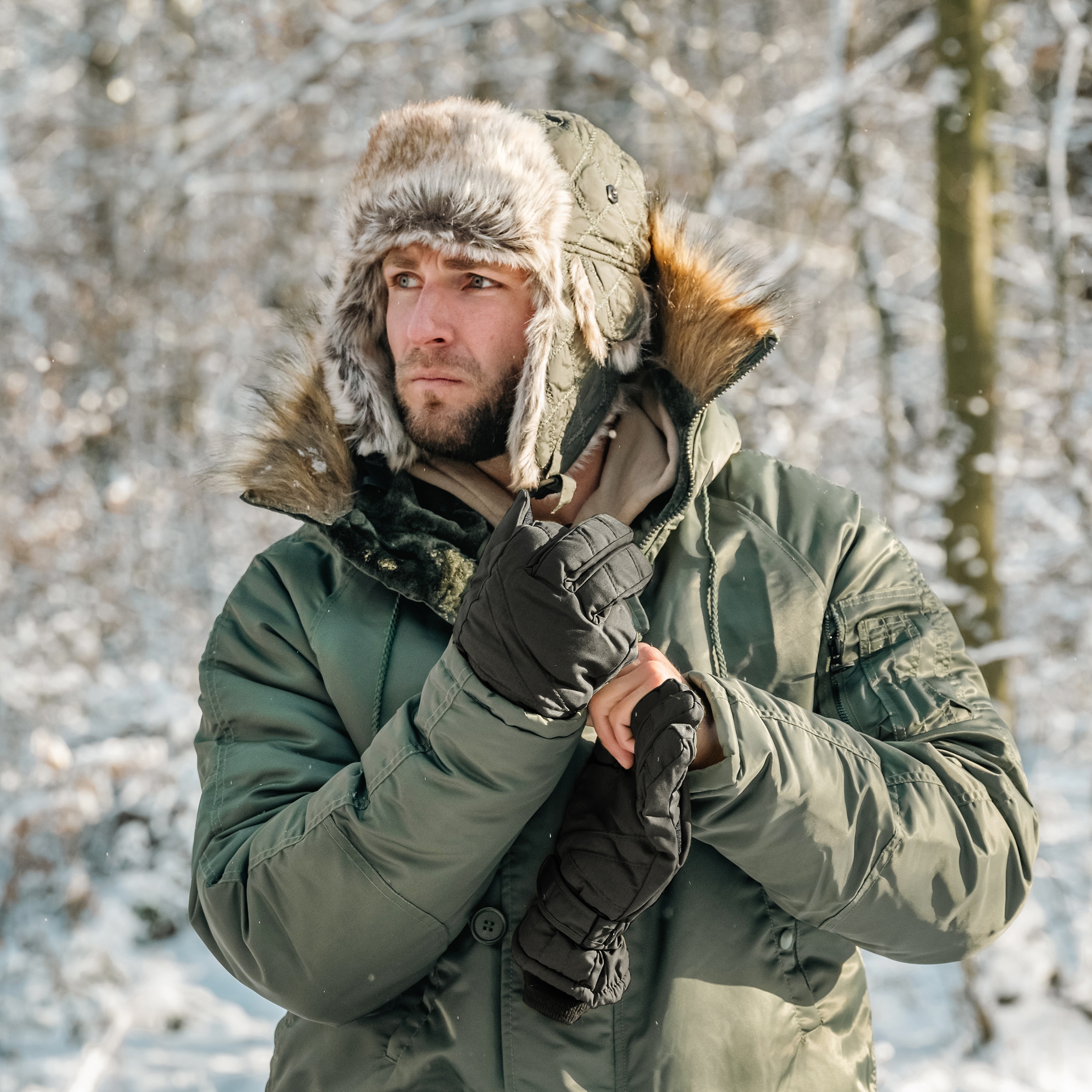 Mănuși de iarnă Mil-Tec Thinsulate - Black