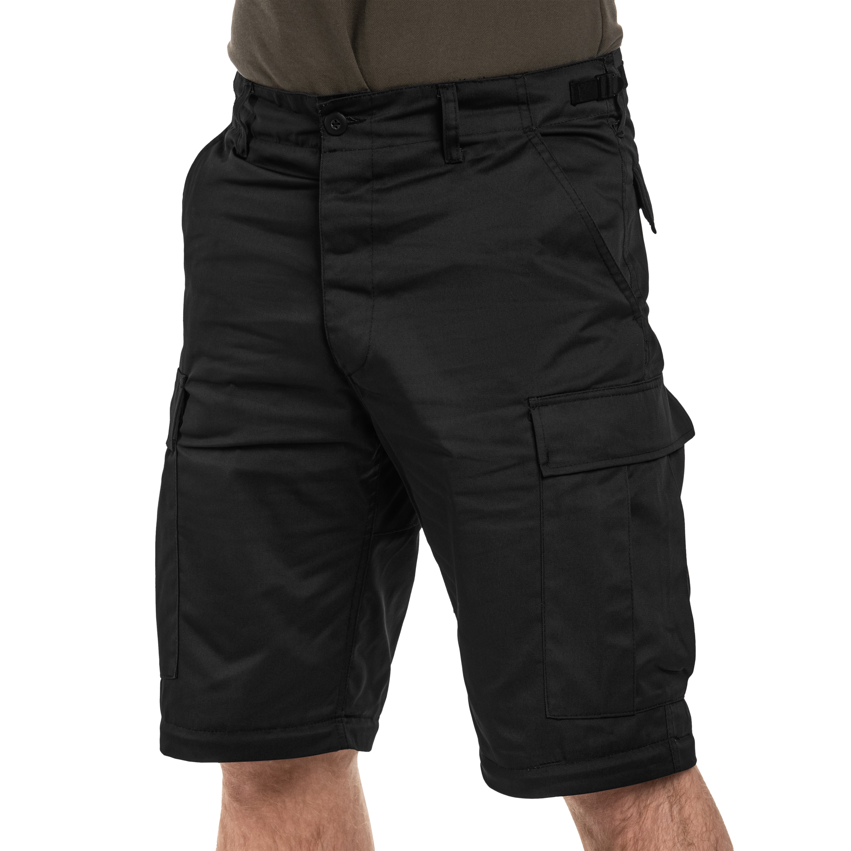 Pantaloni de trekking 2in1 Mil-Tec BDU Zip-Off - Black