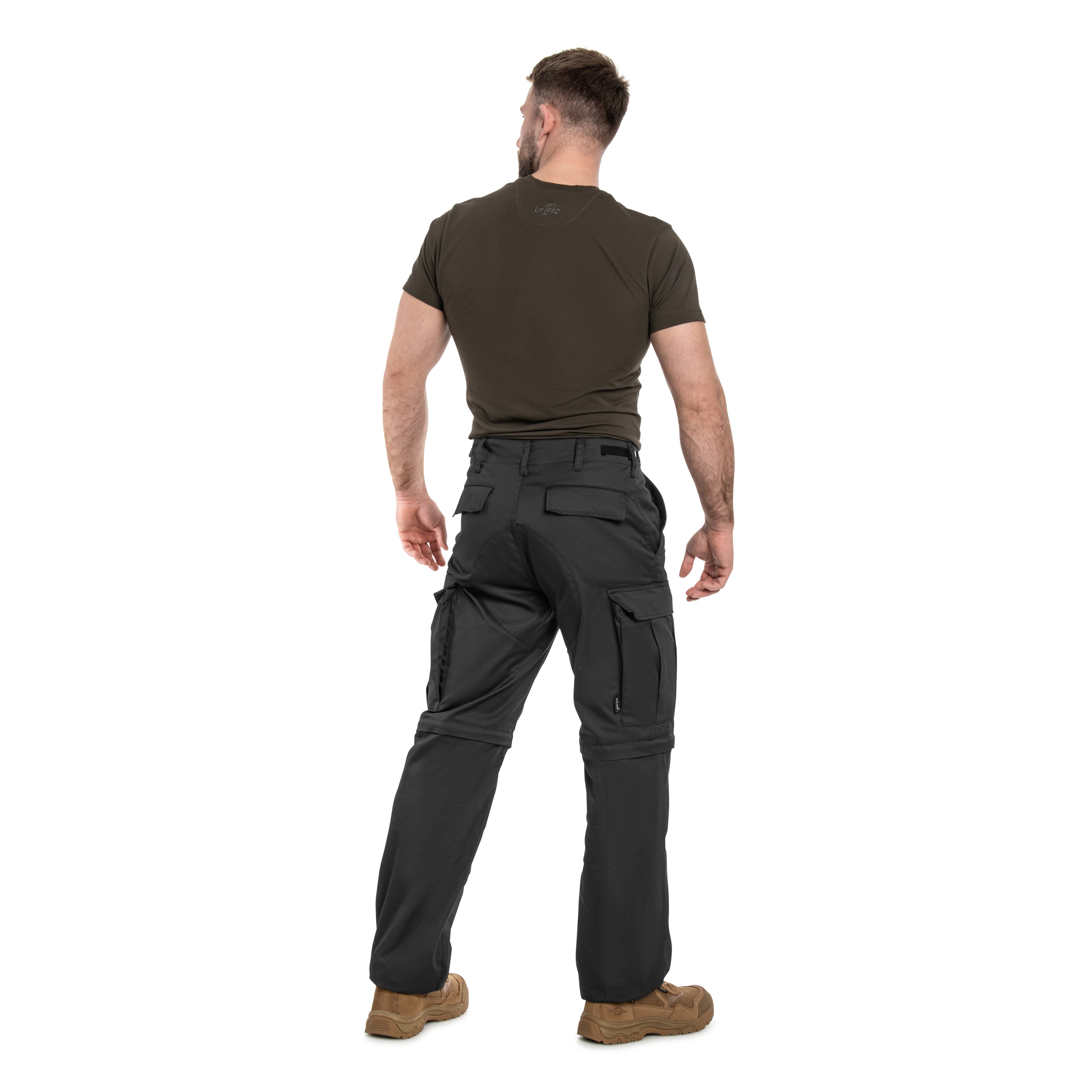 Pantaloni de trekking 2in1 Mil-Tec BDU Zip-Off - Black
