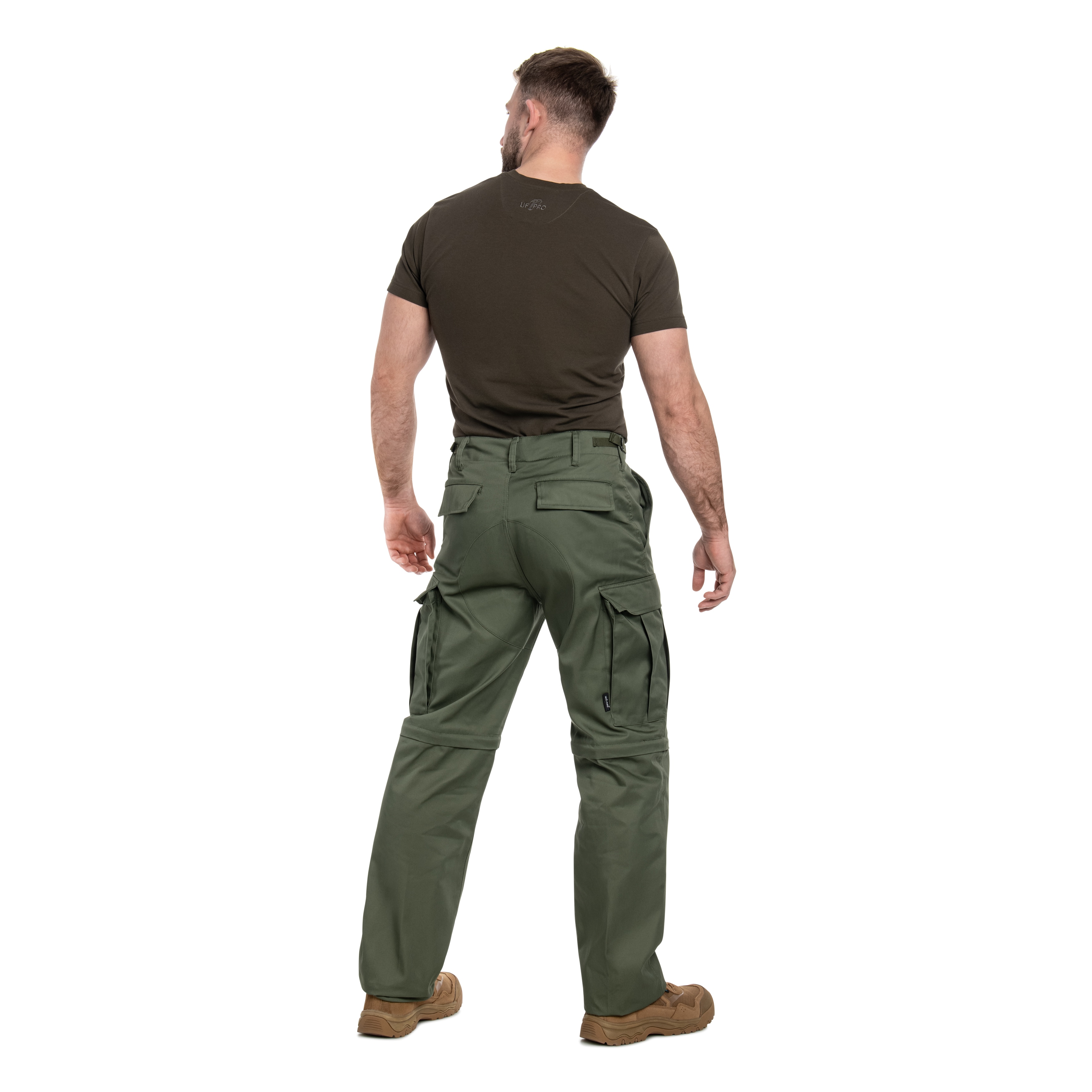 Pantaloni de trekking 2in1 Mil-Tec BDU Zip-Off - Olive