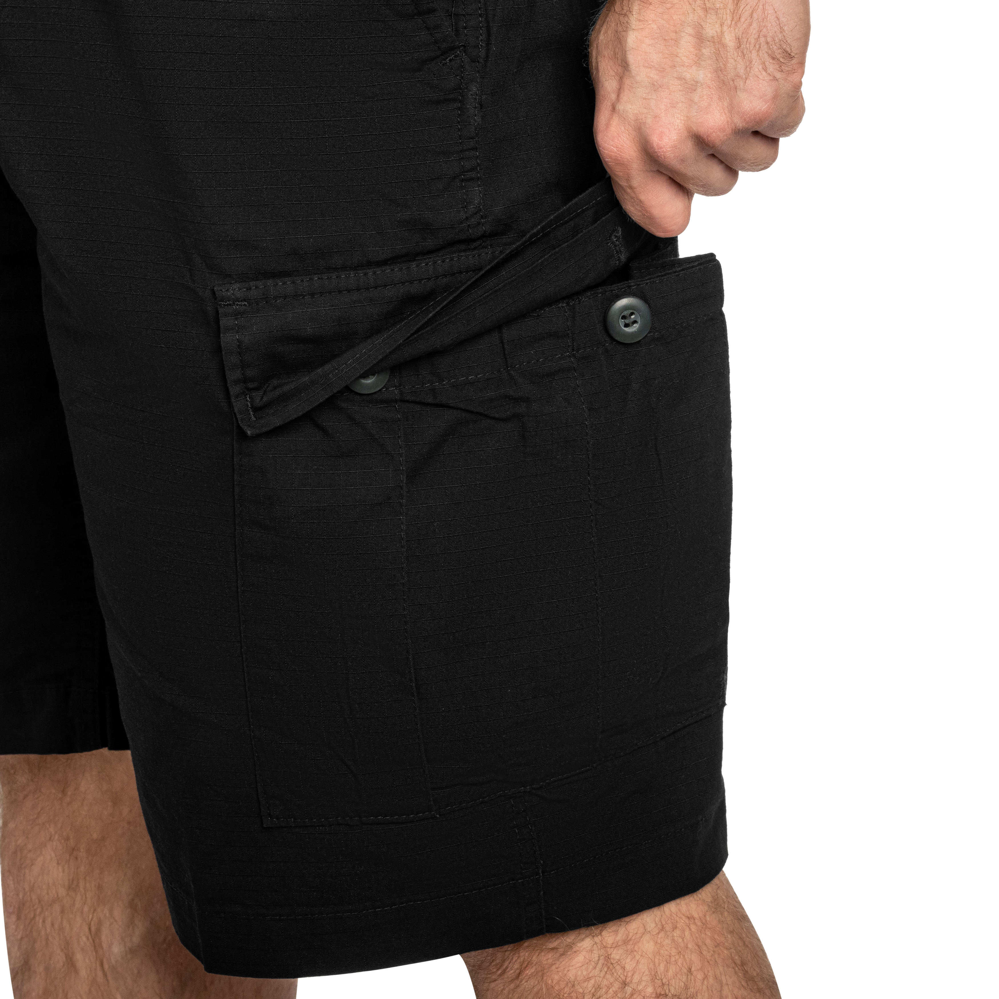 Pantaloni scurți Mil-Tec Bermuda Rip-Stop - Black
