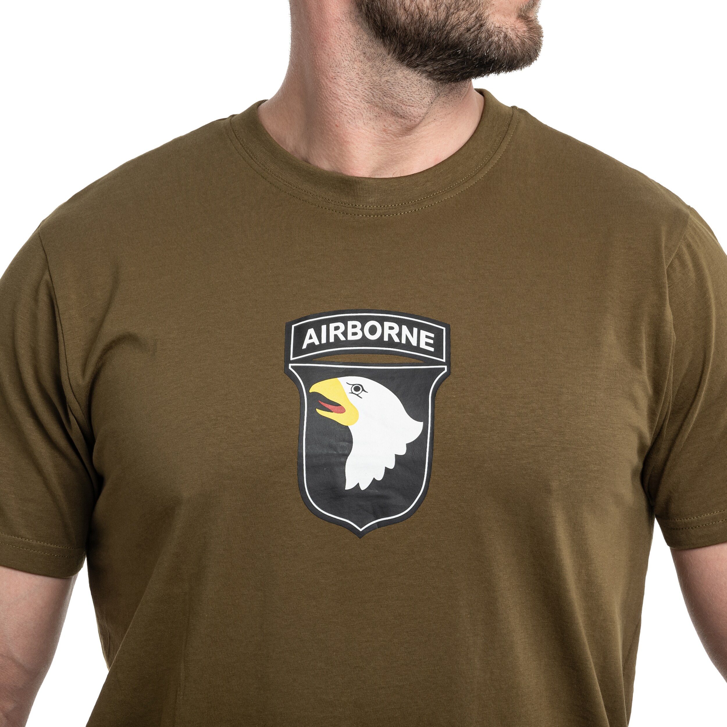 Tricou Mil-Tec 101st Airborne - Olive