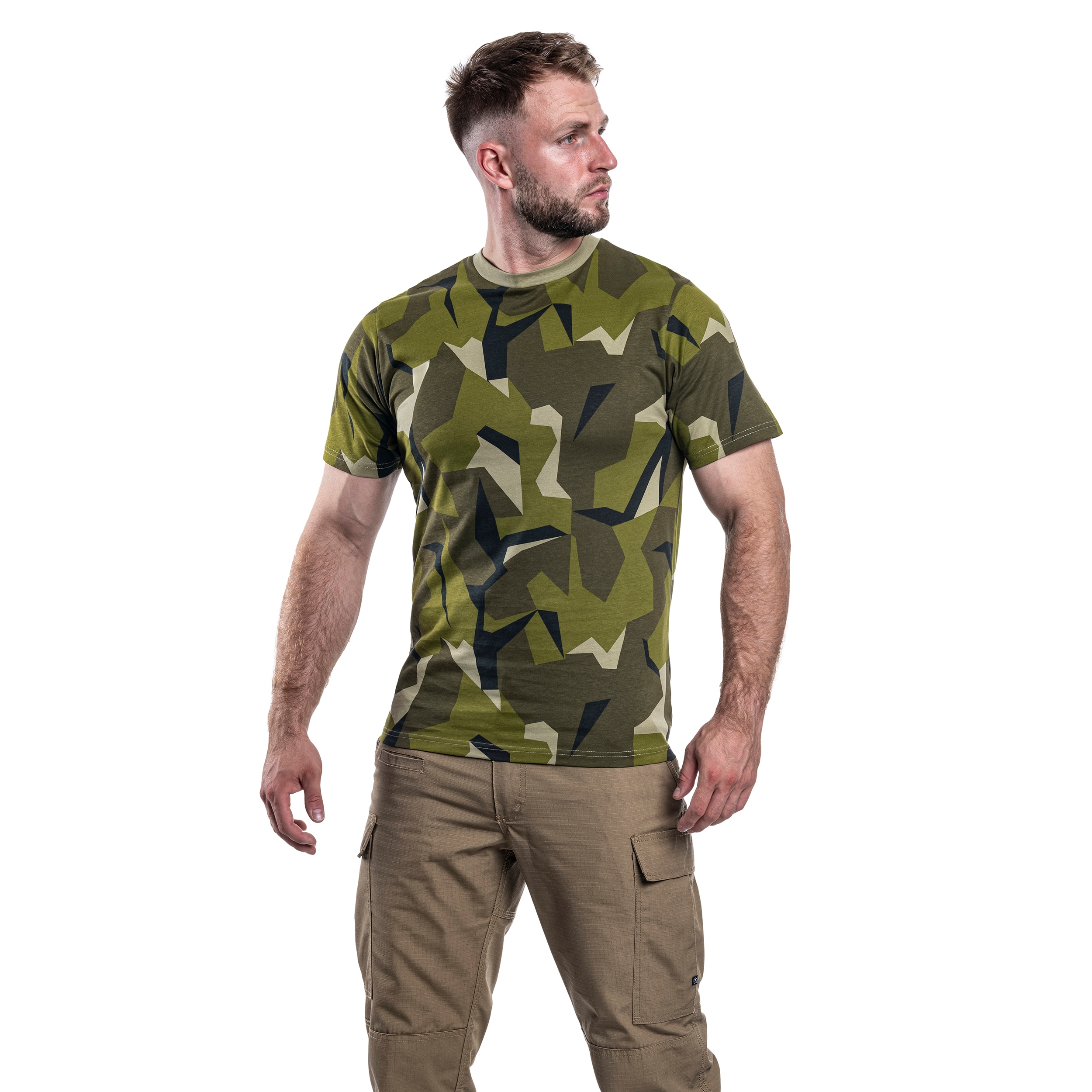 Tricou Mil-Tec - Swedish Camo