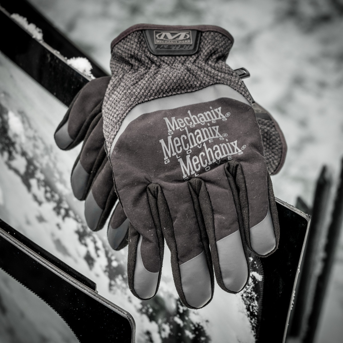 Mănuși tactice Mechanix Wear ColdWork FastFit - Black/Grey