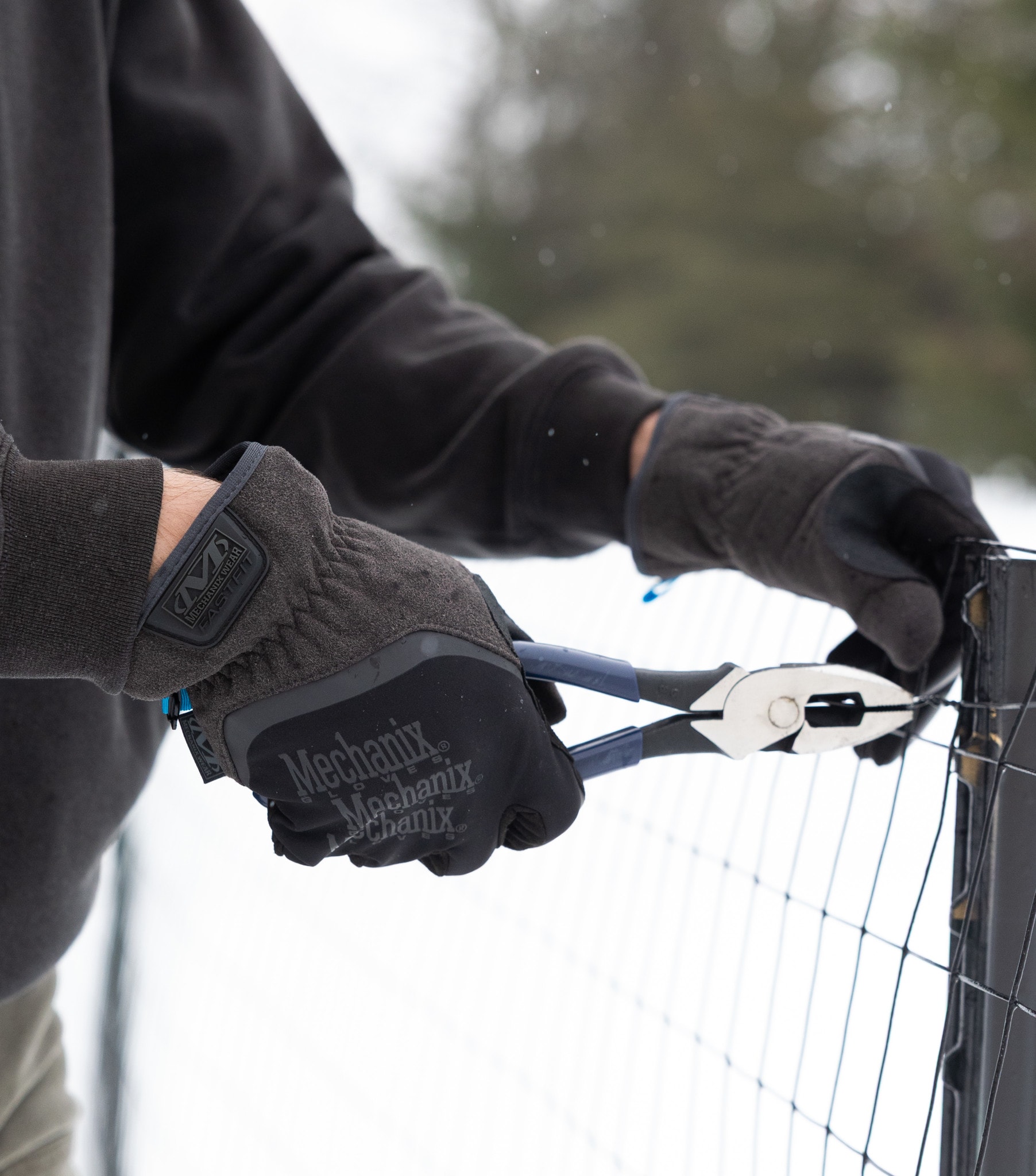 Mănuși tactice Mechanix Wear ColdWork FastFit - Black/Grey