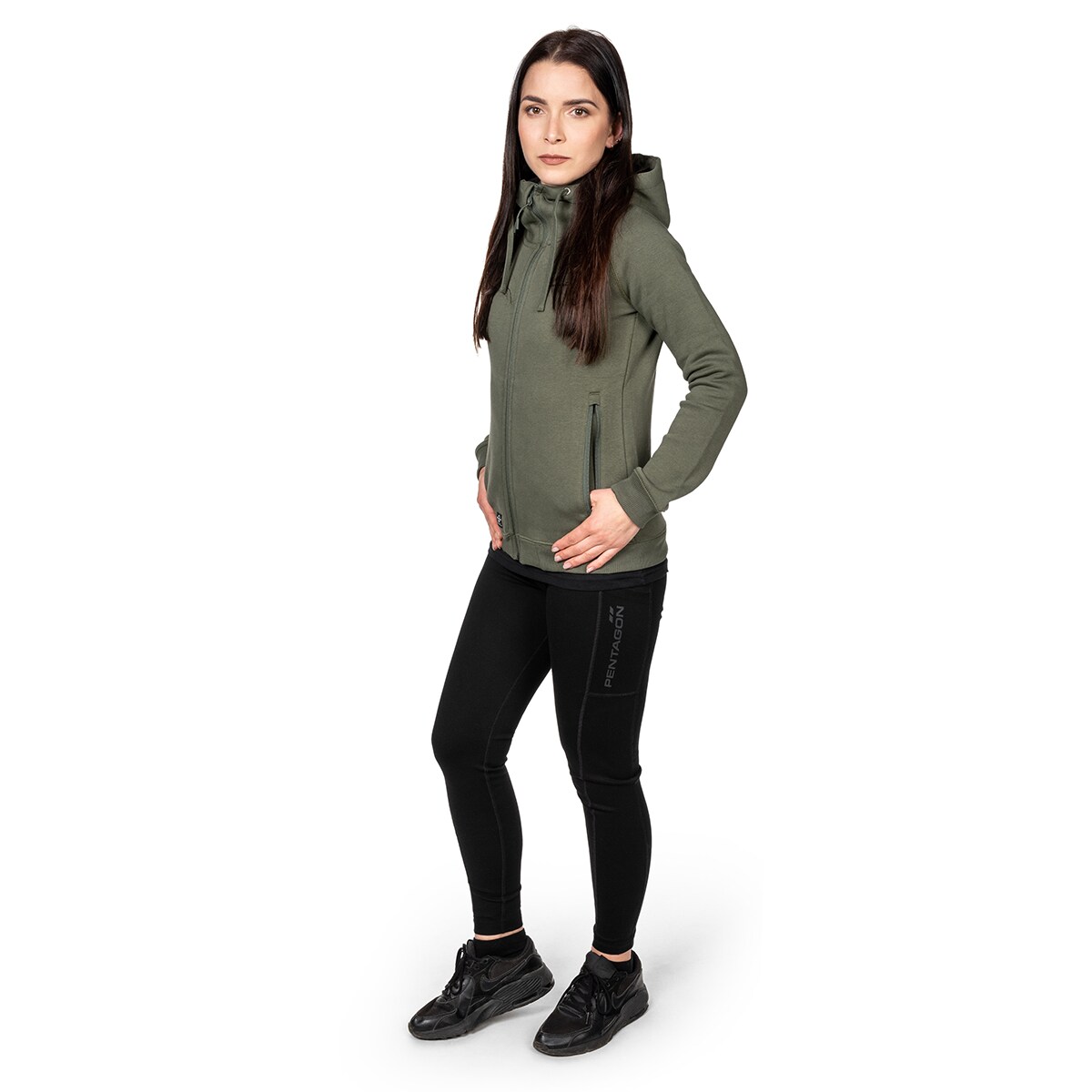 Bluză de damă Pentagon Aphrodite Sweater - Camo Green