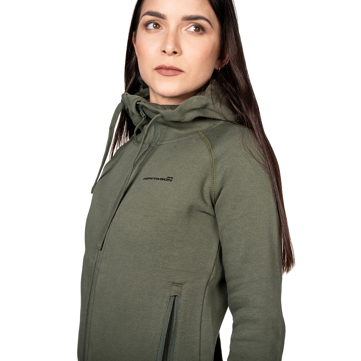 Bluză de damă Pentagon Aphrodite Sweater - Camo Green