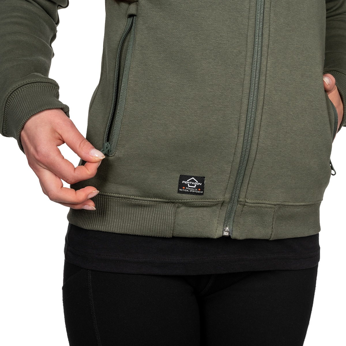 Bluză de damă Pentagon Aphrodite Sweater - Camo Green