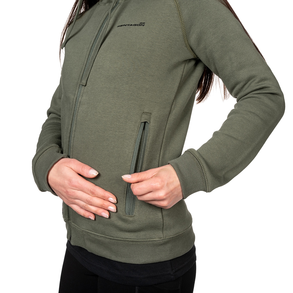 Bluză de damă Pentagon Aphrodite Sweater - Camo Green