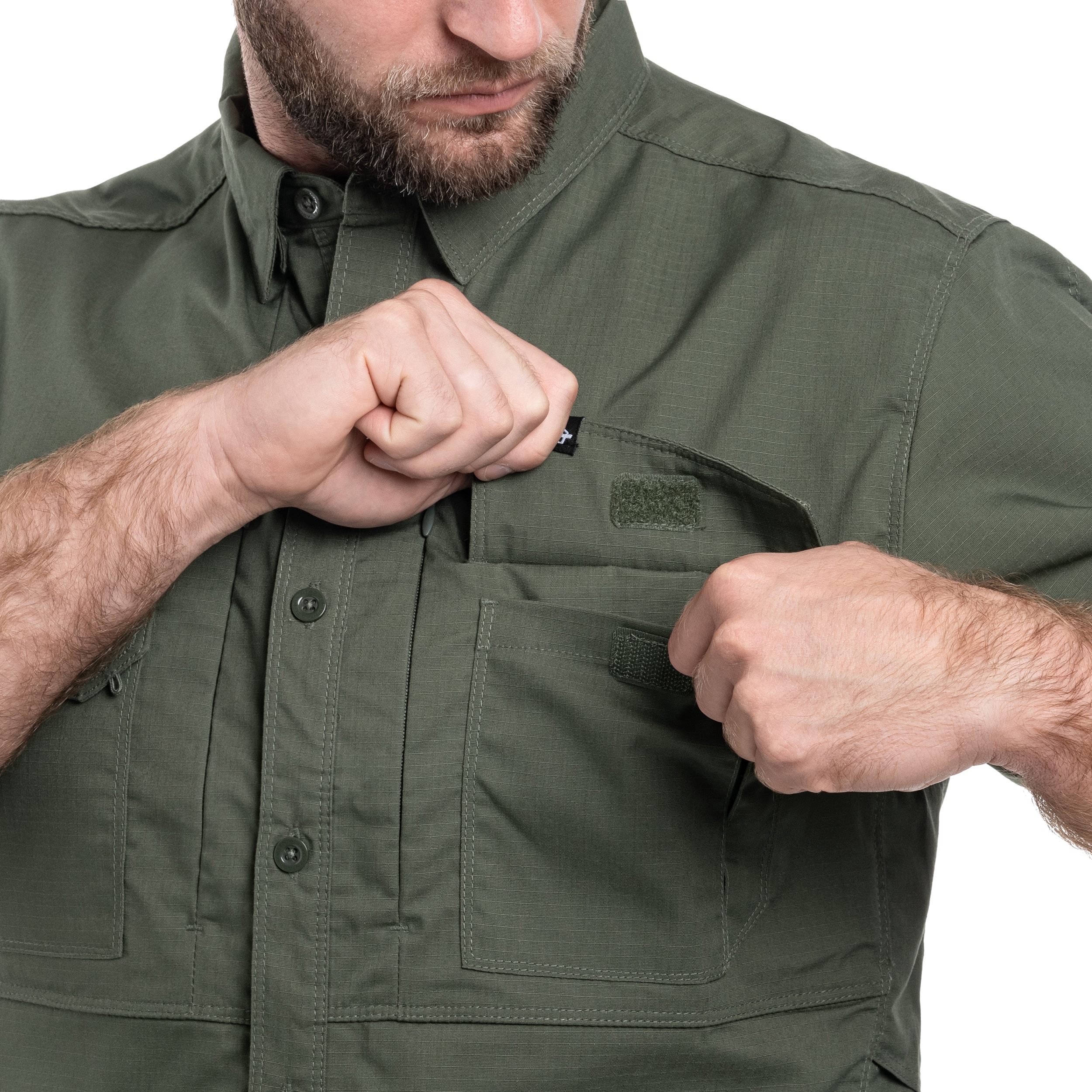 Cămașă tactică Pentagon Plato Short Sleeve - Camo Green