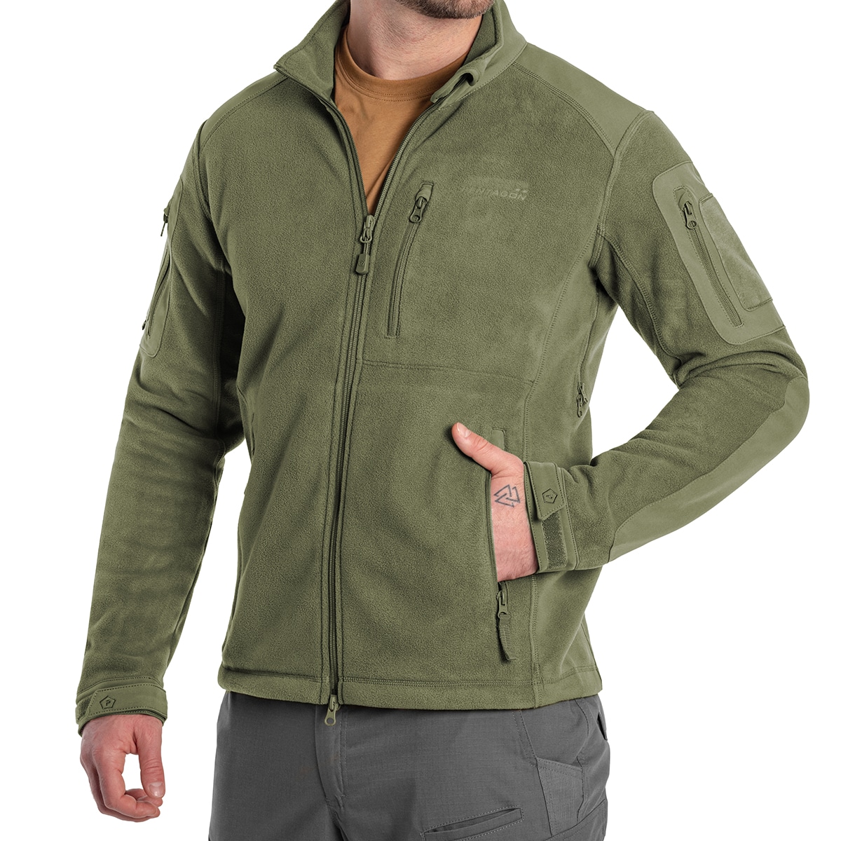 Jachetă polar Pentagon Perseus 2.0 - Olive