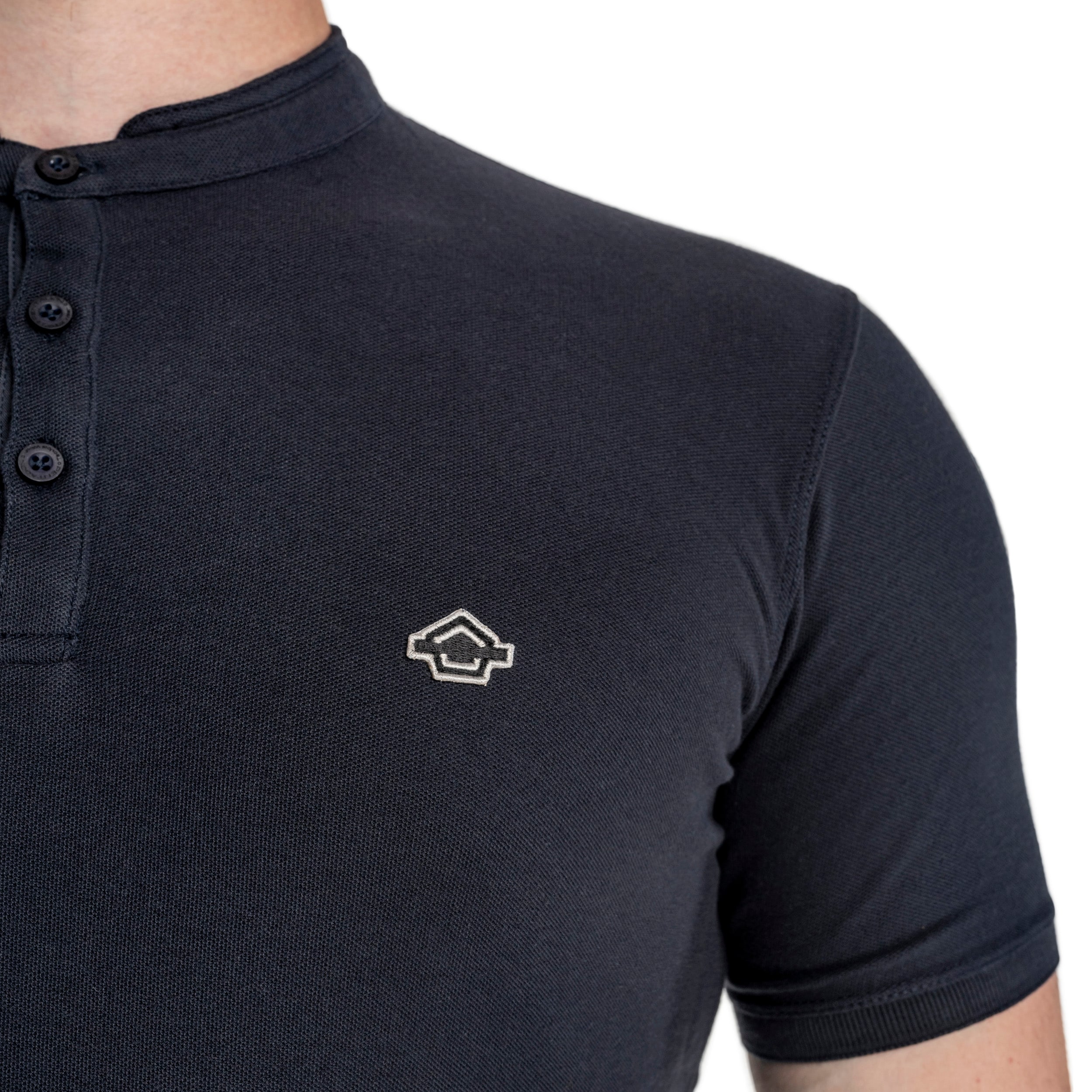 Tricou Pentagon Levantes Henley - Navy Blue