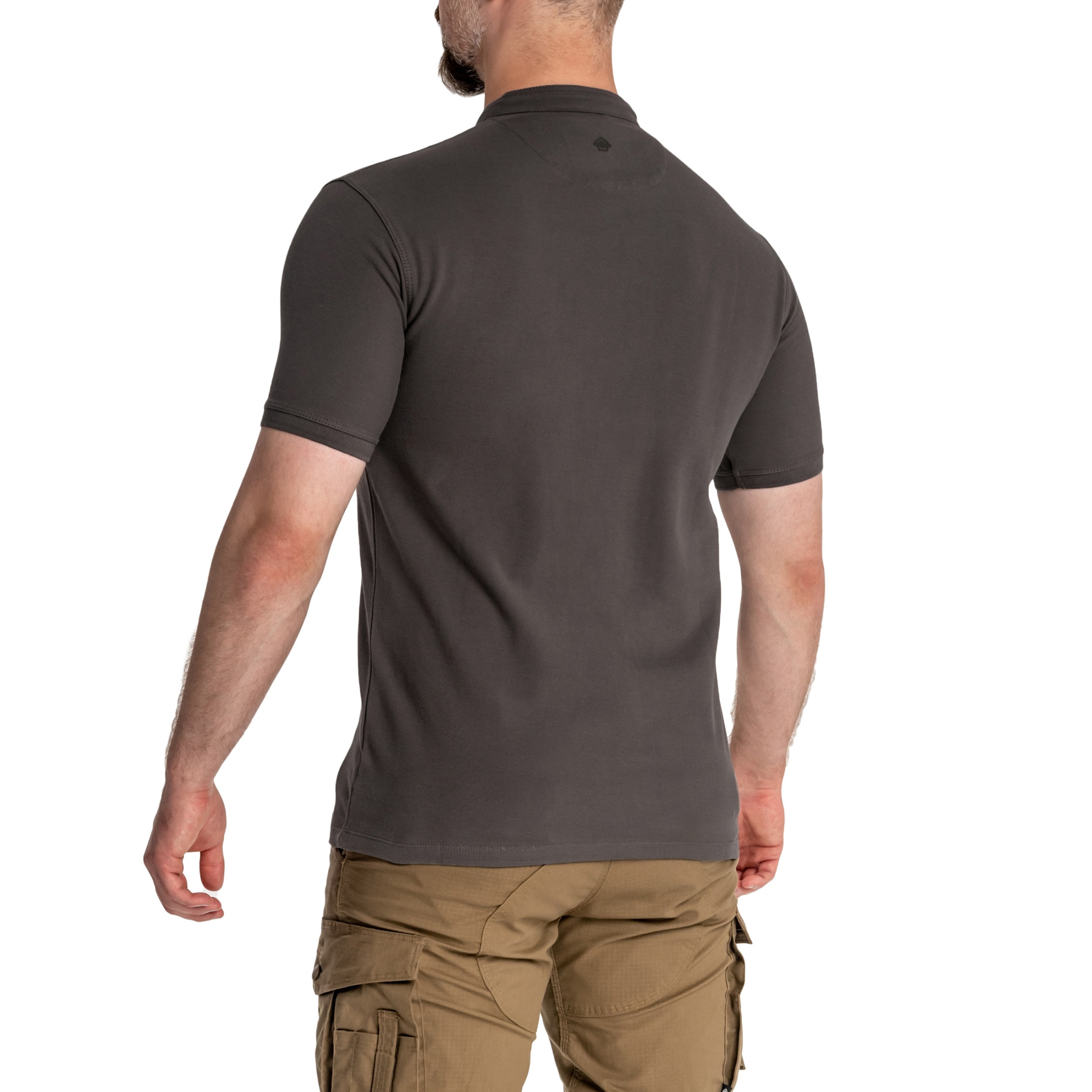 Tricou Pentagon Levantes Henley - Wolf Grey
