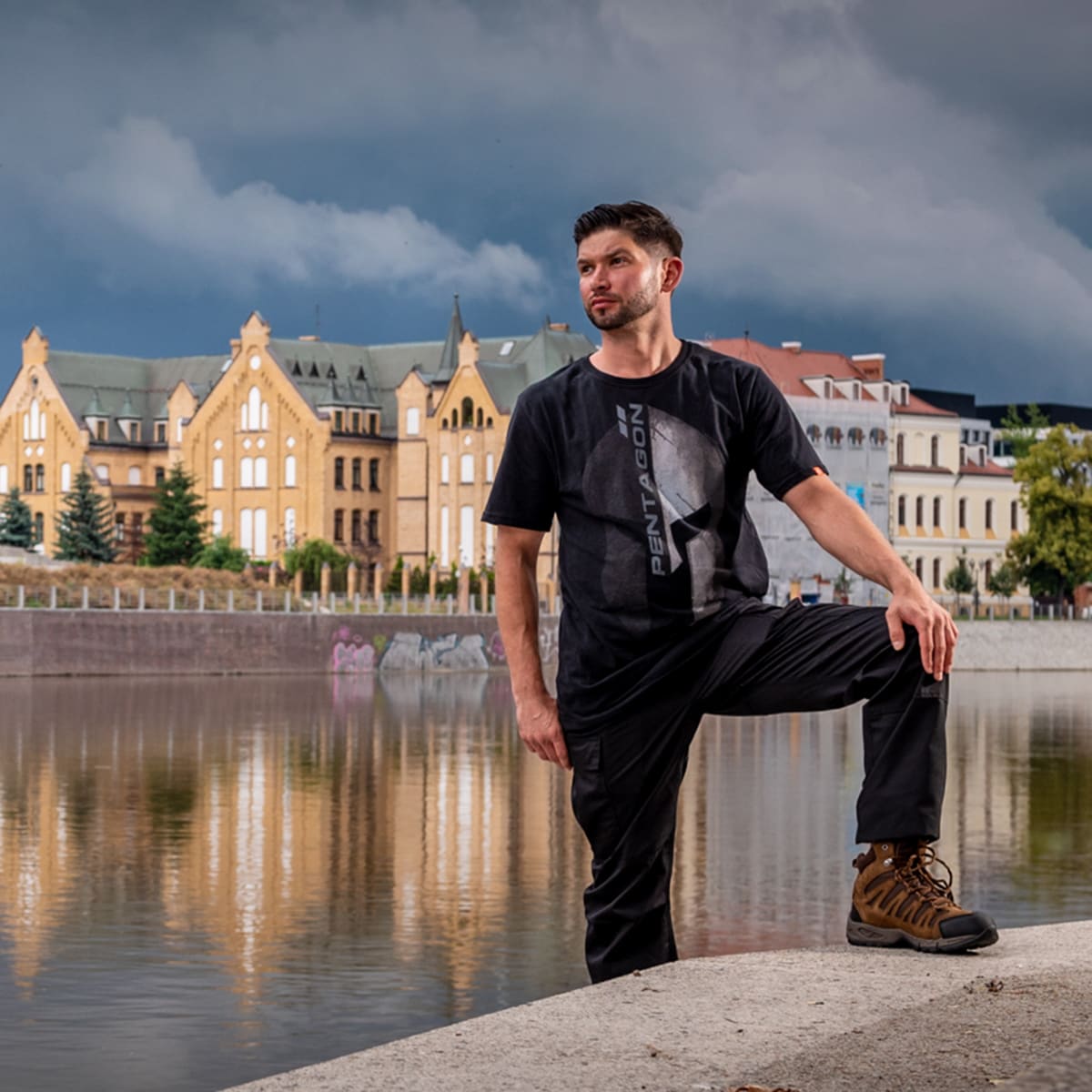 Tricou Pentagon „Eternity” - Black Spartan