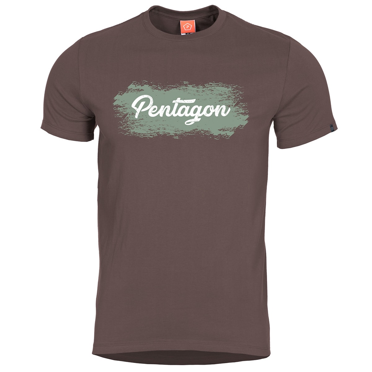 Tricou Pentagon Grunge - Terra Brown