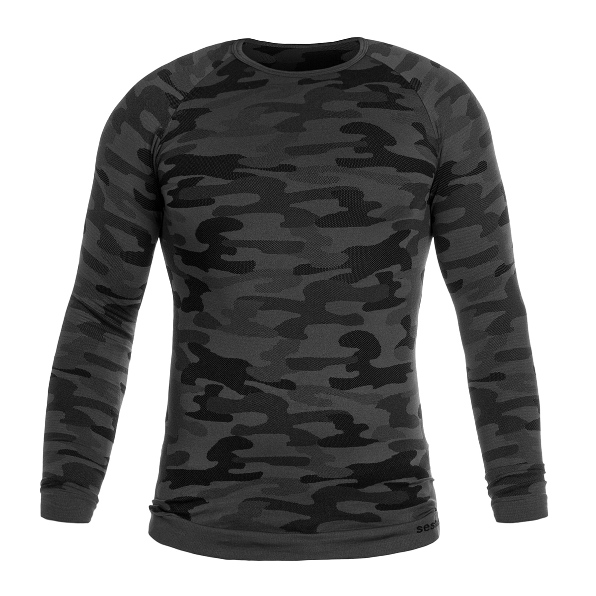 Bluză termoactivă cu mânecă lungă Sesto Senso Thermo Active - Dark Camo